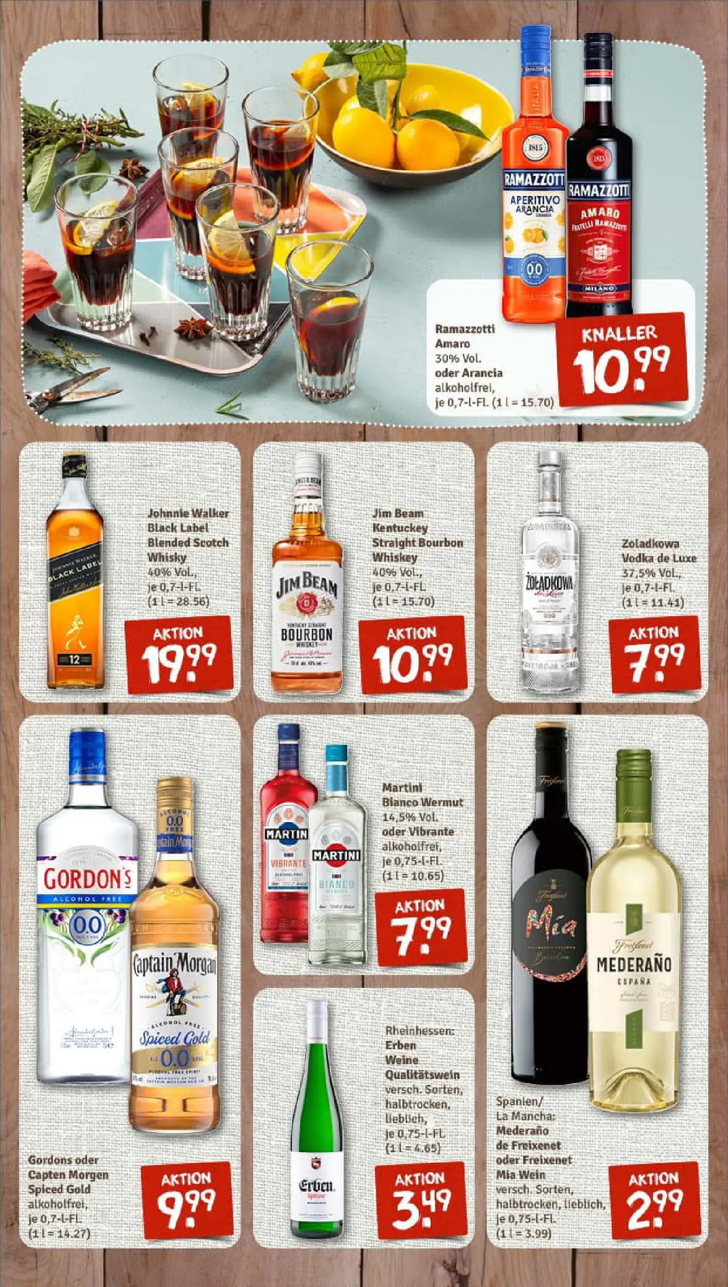 REWE Prospekt ab 18.01.2026 zum Blättern » Angebote | Seite: 10 | Produkte: Whisky, Jim beam, Bourbon, Ramazzotti