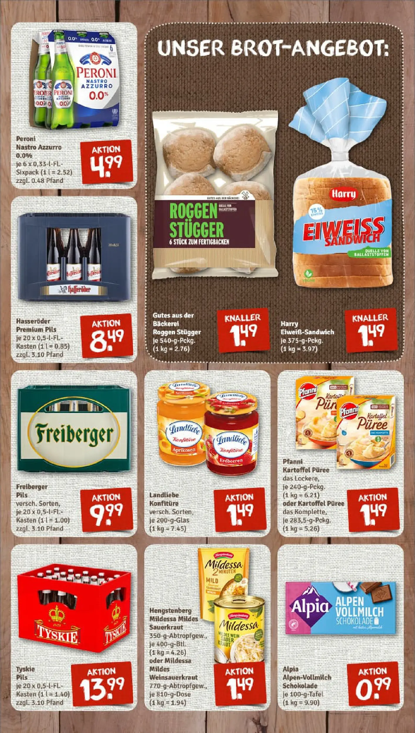 REWE Prospekt ab 19.01.2026 zum Blättern » Angebote | Seite: 7 | Produkte: Bäckerei, Kraut, Hasseröder, Erdbeeren