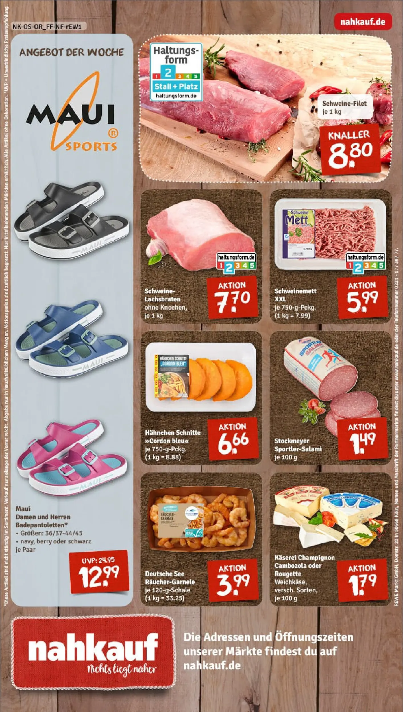 REWE Prospekt ab 19.01.2026 zum Blättern » Angebote | Seite: 12 | Produkte: Hahnchen, Schweinefilet, Salami