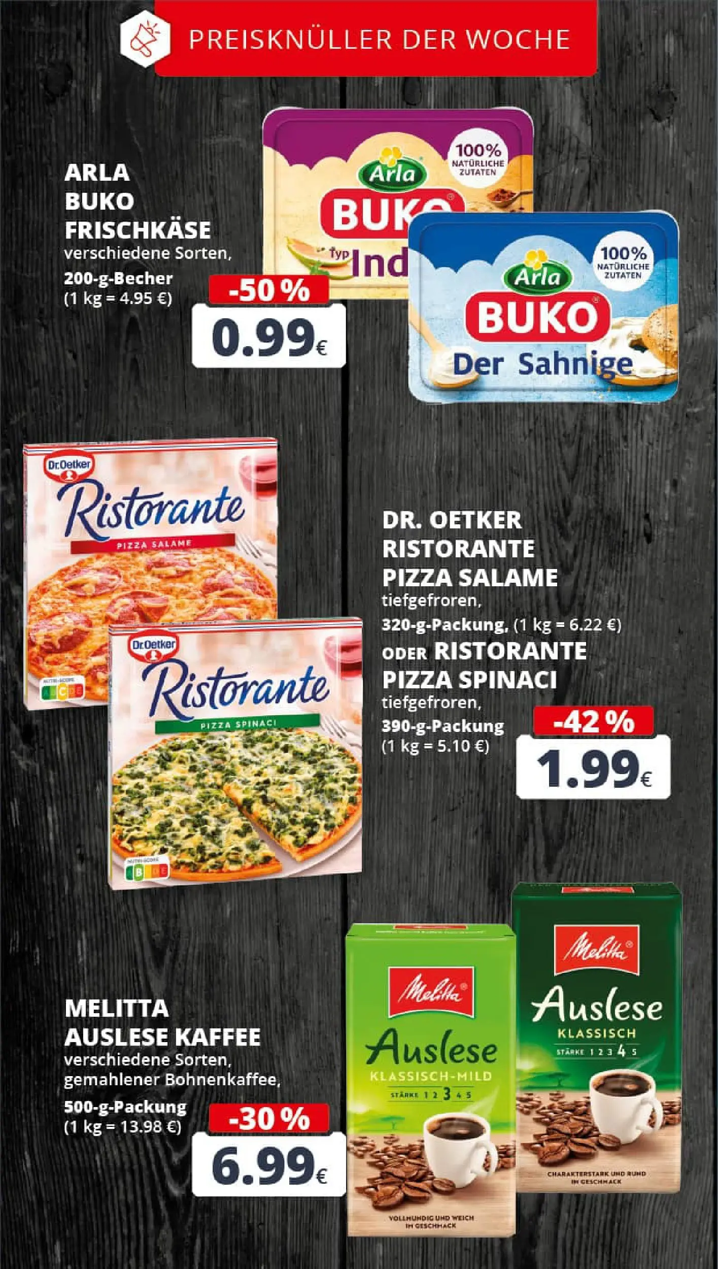 REWE Prospekt ab 19.01.2026 zum Blättern » Angebote | Seite: 4 | Produkte: Ristorante, Kaffee, Pizza, Frischkase