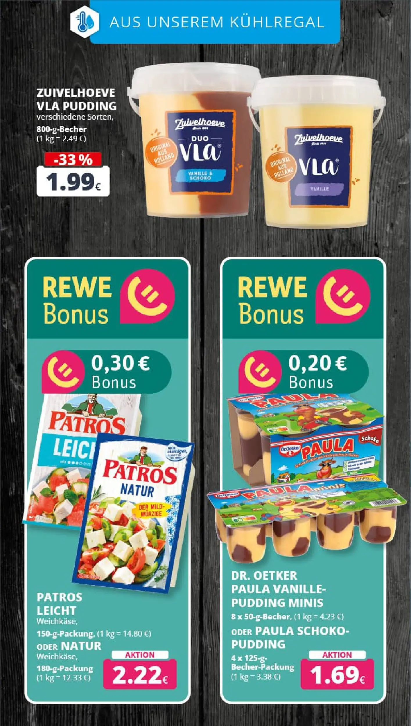 REWE Prospekt ab 19.01.2026 zum Blättern » Angebote | Seite: 16 | Produkte: Patros, Pudding