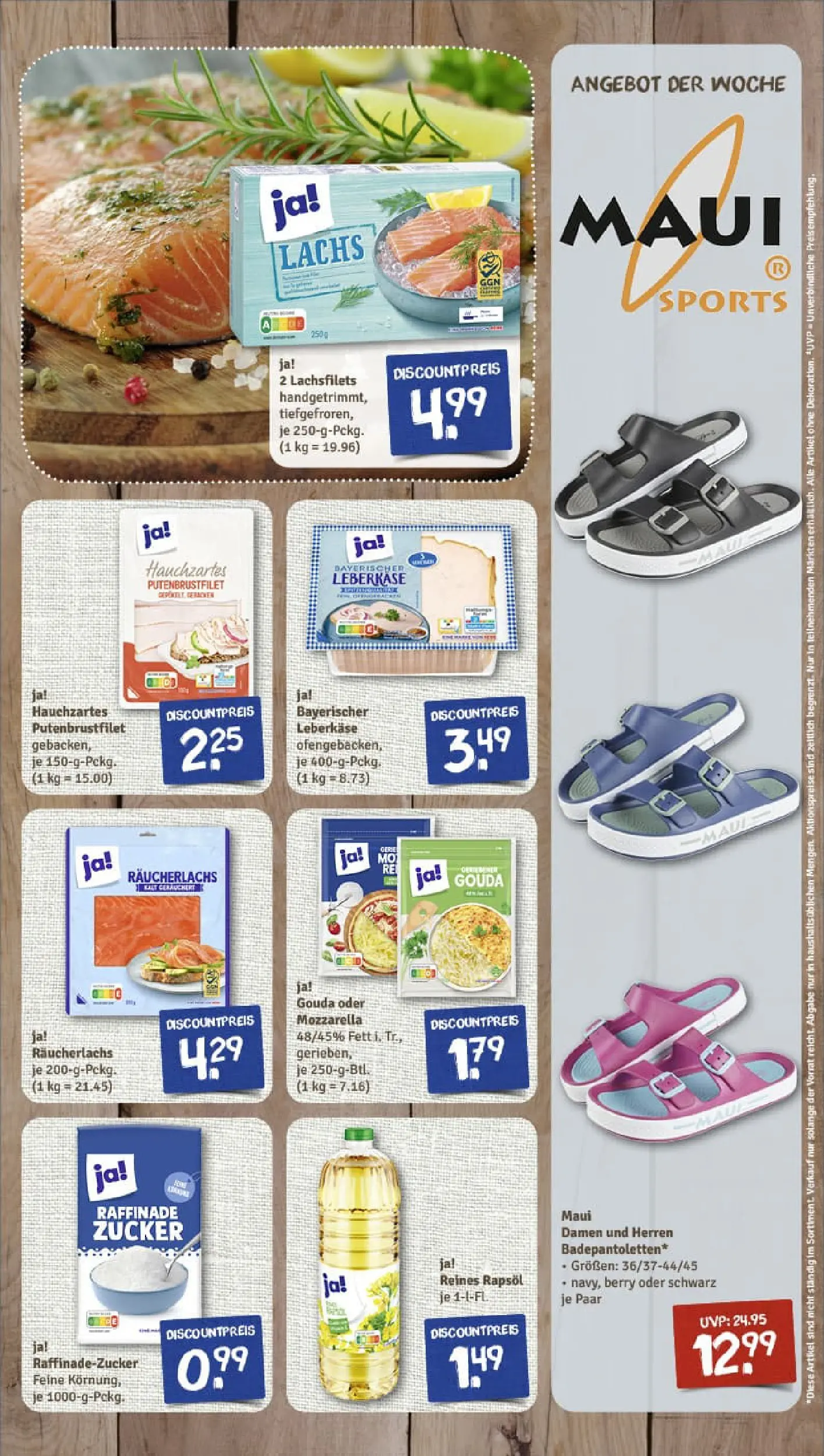 REWE Prospekt ab 18.01.2026 zum Blättern » Angebote | Seite: 7 | Produkte: Rapsöl, Mozzarella, Gouda, Lachs