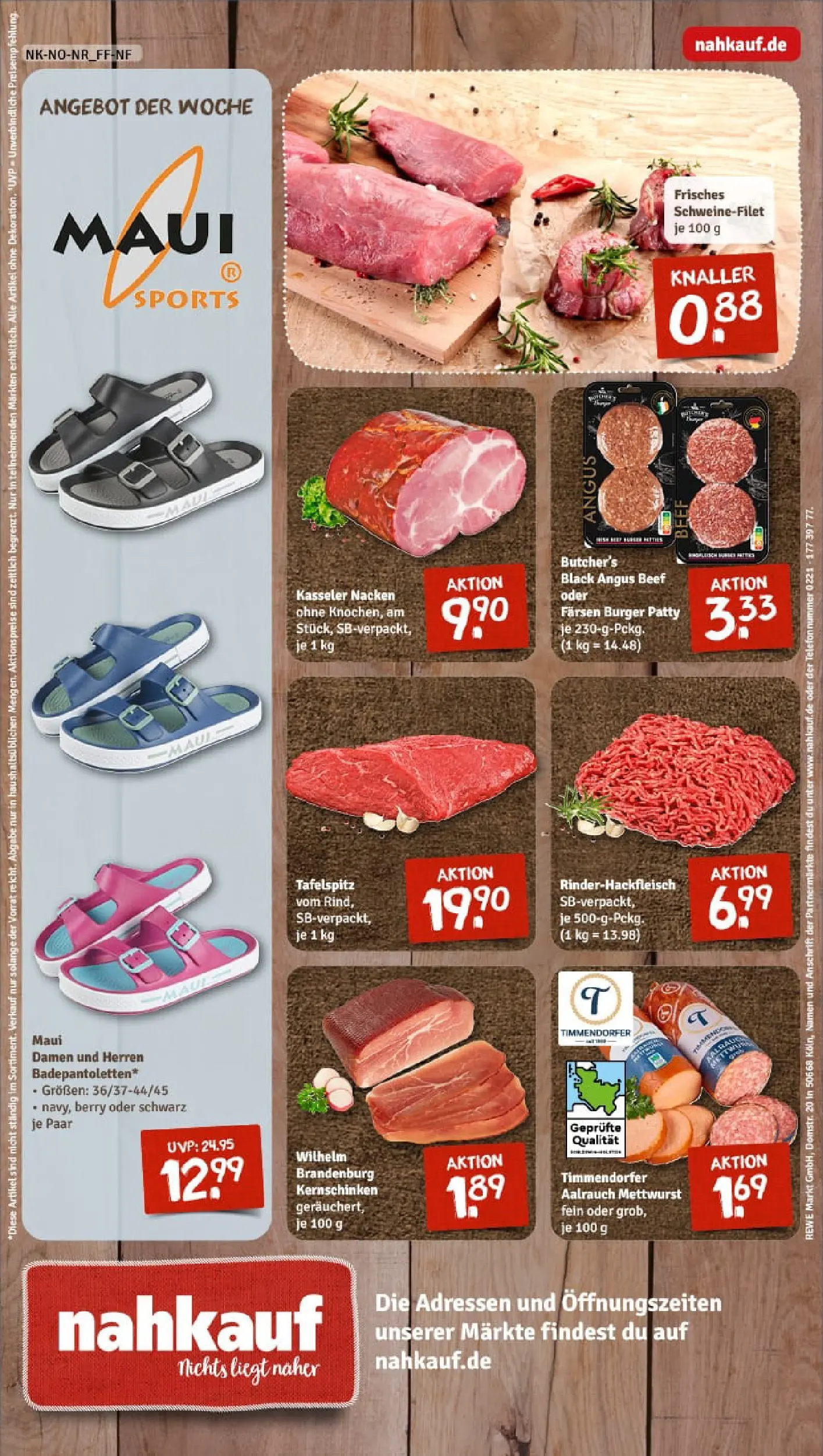 REWE Prospekt ab 19.01.2026 zum Blättern » Angebote | Seite: 8 | Produkte: Tafelspitz, Burger, Schweinefilet, Kasseler nacken