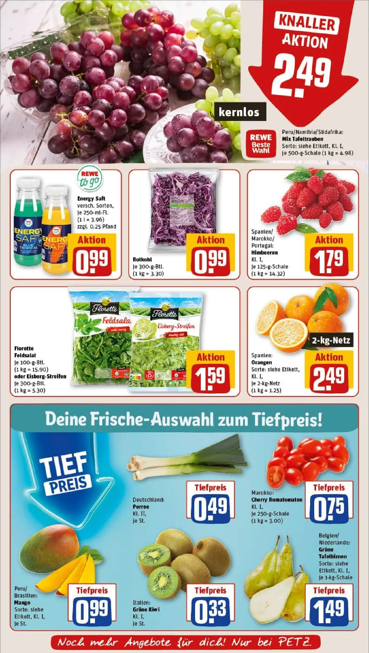 REWE Prospekt ab 18.01.2026 zum Blättern » Angebote | Seite: 10 | Produkte: Hahnchen, Schweinenacken, Lachs, Steak