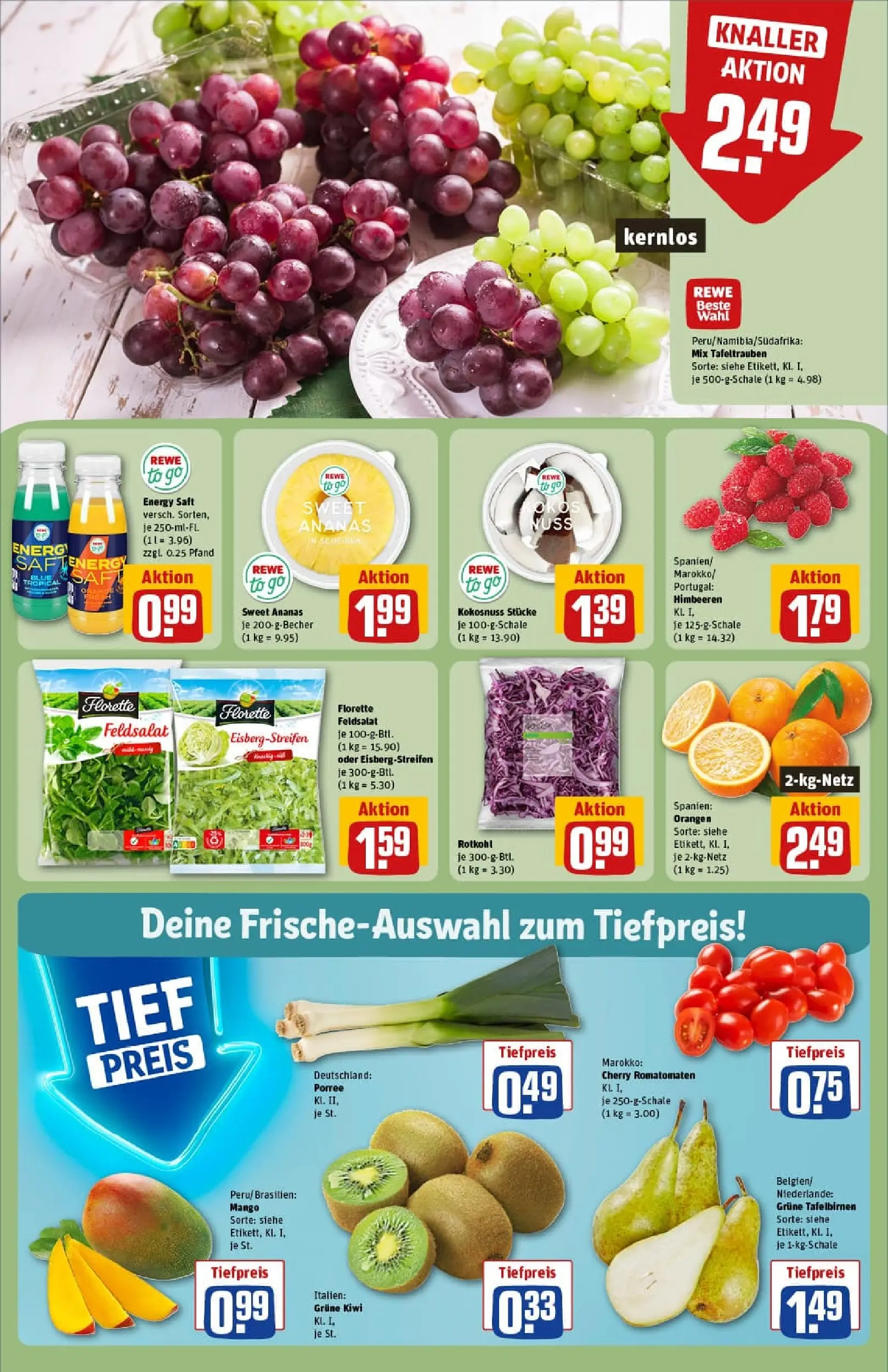 REWE Prospekt ab 18.01.2026 zum Blättern » Angebote | Seite: 12 | Produkte: Hahnchen, Schweinefleisch, Rindfleisch, Bourbon