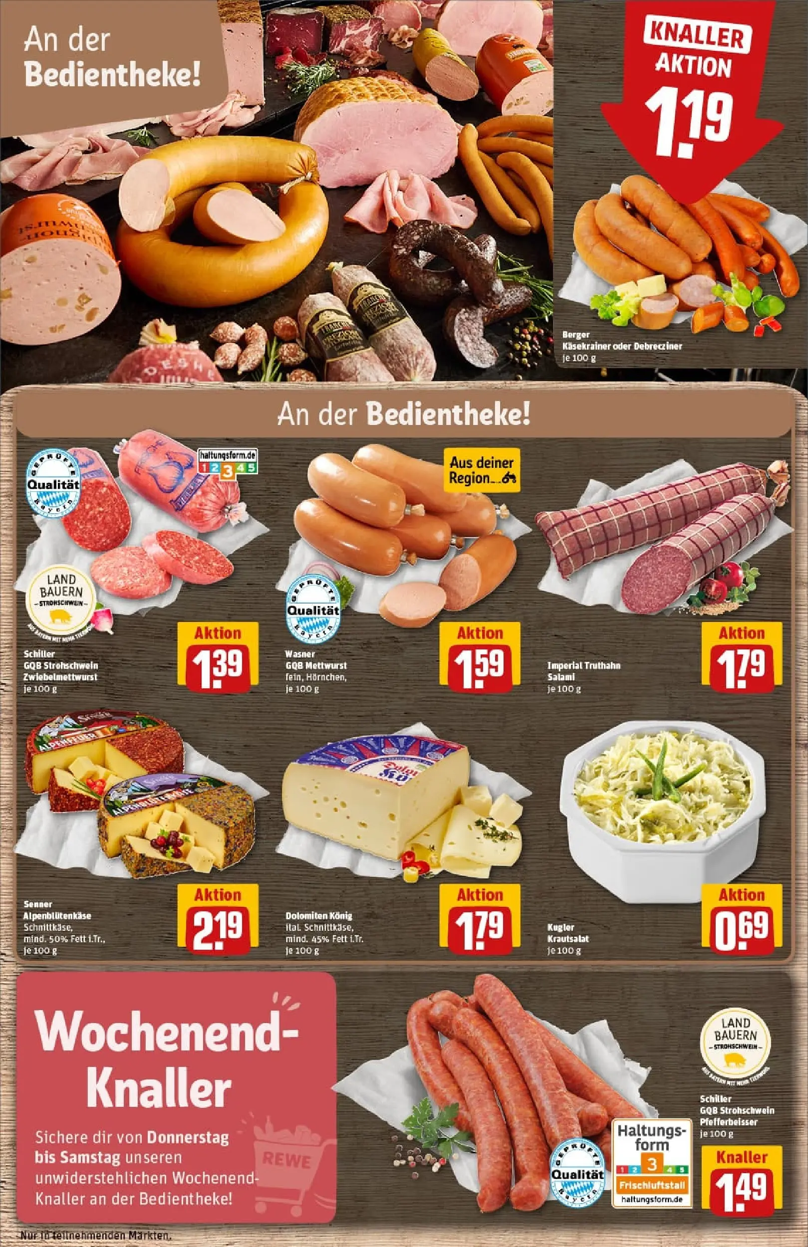 REWE Prospekt ab 18.01.2026 zum Blättern » Angebote | Seite: 15 | Produkte: Mehl, Brot