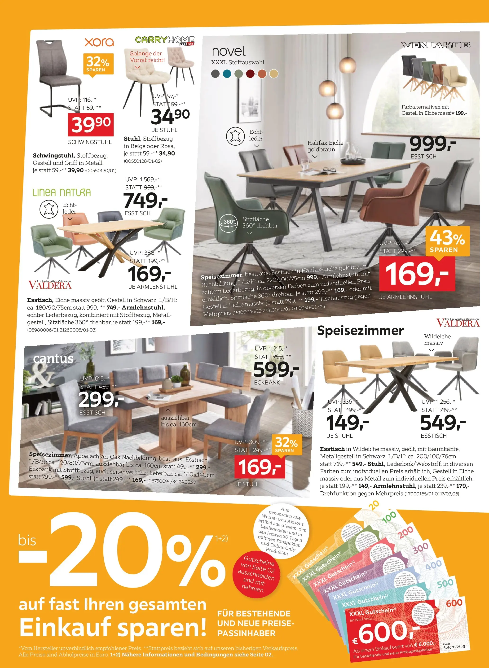 XXXLutz Sitzgarniture Zell/See, Zams, Graz von 10.02.2026 - Aktuelle Angebote | Seite: 8 | Produkte: Stuhl