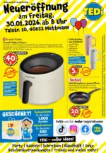 TEDi Discount TEDi Neuer&ouml;ffnung Mettmann - bis 01.02.2026