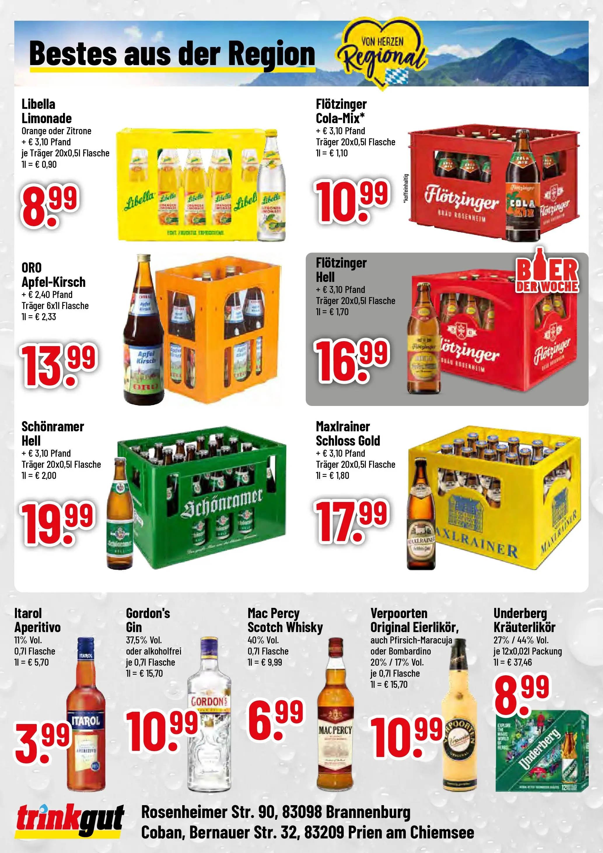 Trinkgut - trinkgut: Wochenangebote (ab 18.01.2026) » Angebote online | Seite: 4 | Produkte: Whisky, Cola, Limonade, Zitrone