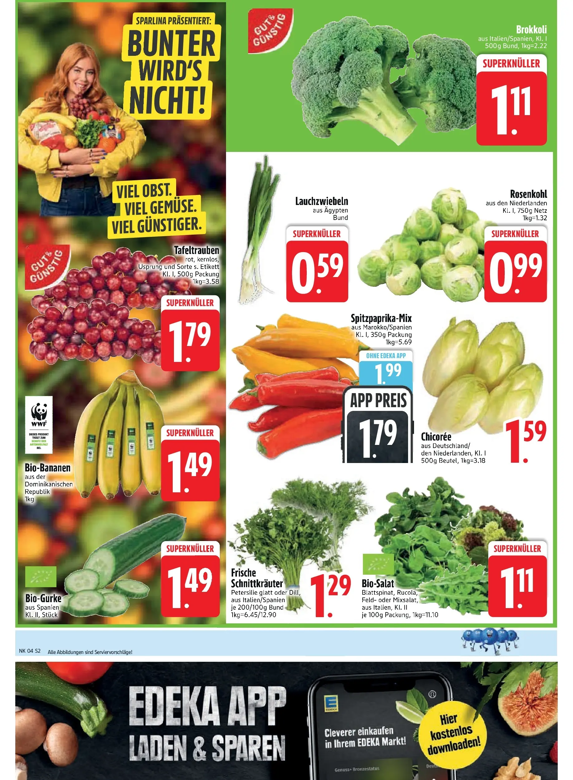 Edeka prospekt Inning/Ammersee	 (ab 18.01.2026) » Angebote Online | Seite: 4 | Produkte: Brokkoli, Petersilie