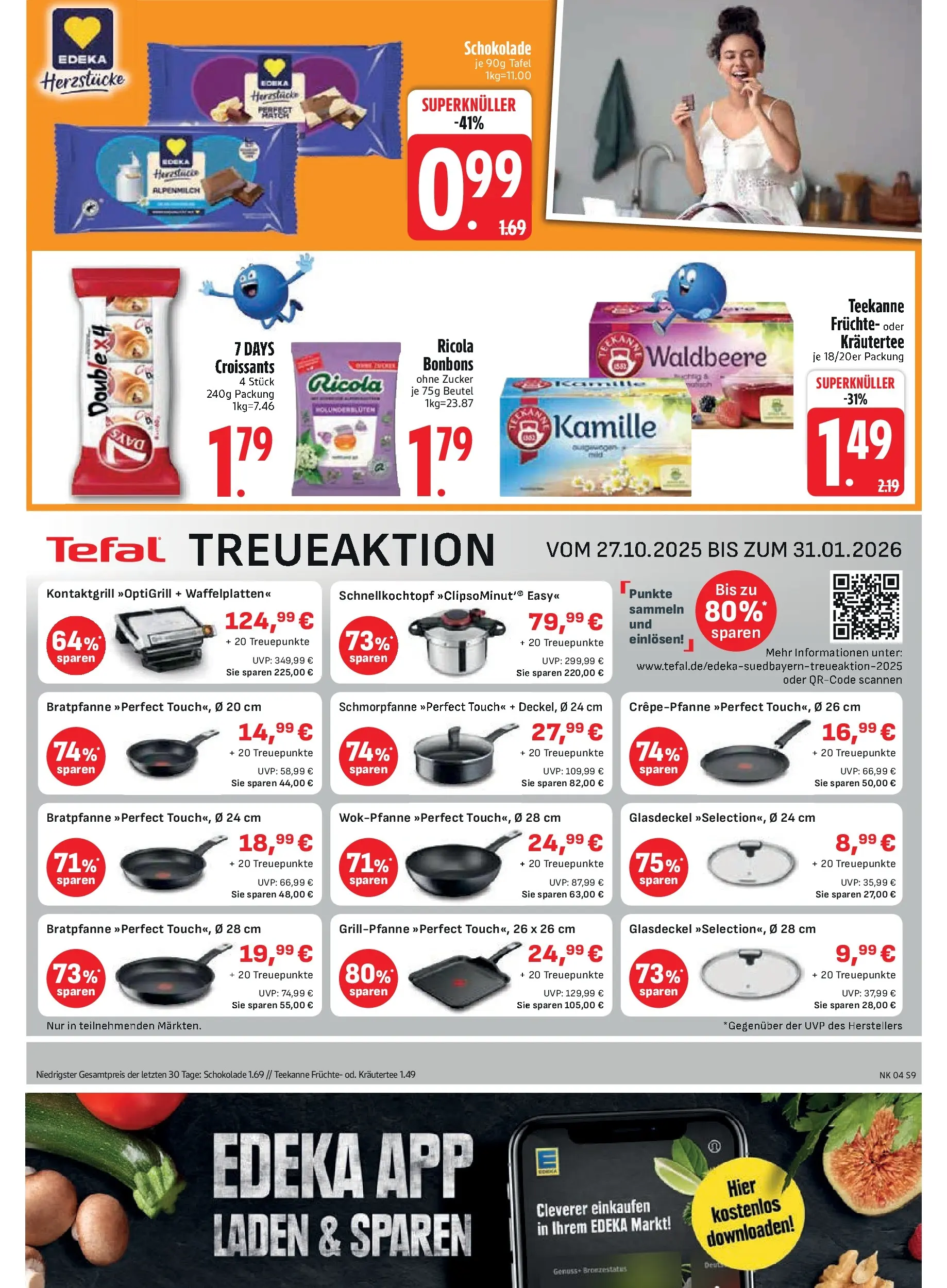 Edeka prospekt Inning/Ammersee	 (ab 18.01.2026) » Angebote Online | Seite: 11 | Produkte: Croissant, Zucker, Teekanne, Wok