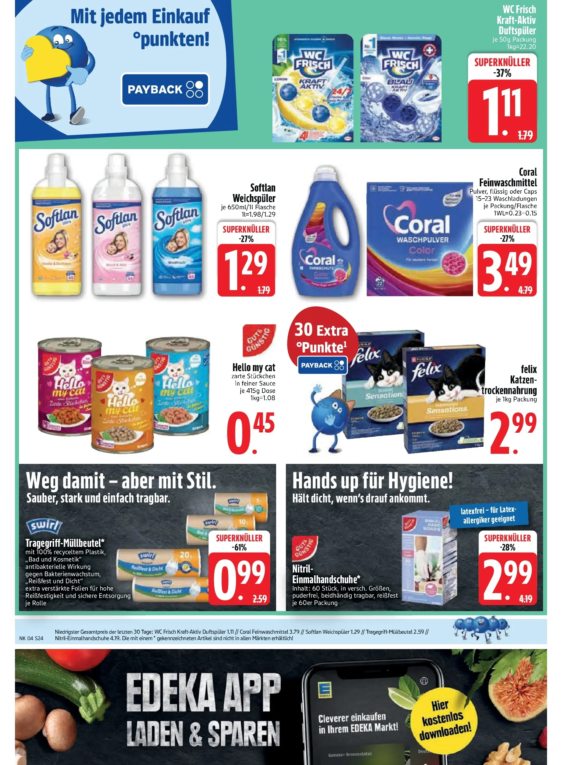 Edeka prospekt Inning/Ammersee	 (ab 18.01.2026) » Angebote Online | Seite: 26 | Produkte: Coral, Waschpulver, Weichspüler, Wc frisch