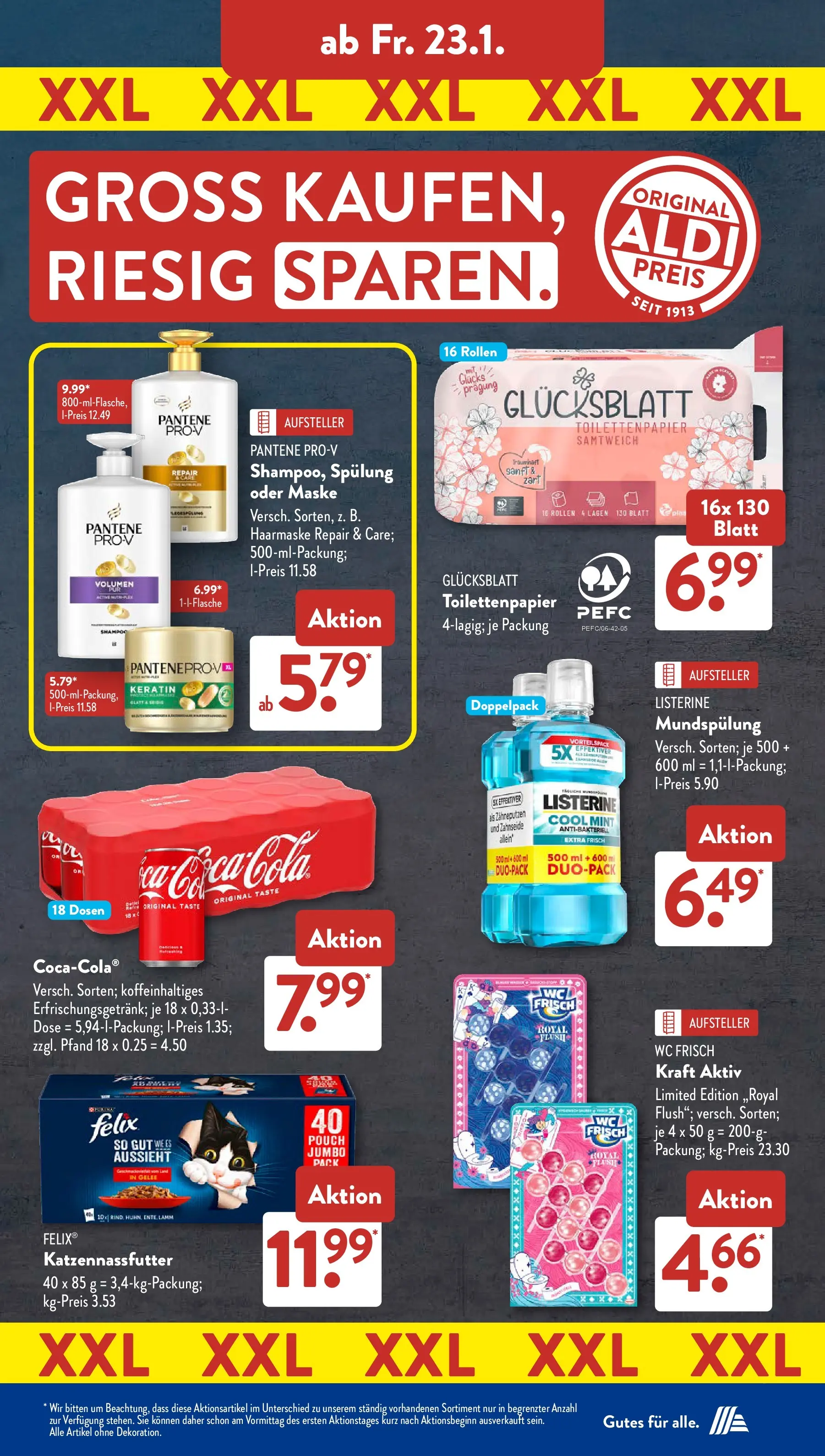 Aldi Süd Prospekt 	 (ab 19.01.2026) zum Blättern | Seite: 25 | Produkte: Shampoo, Spülung, Maske, Listerine