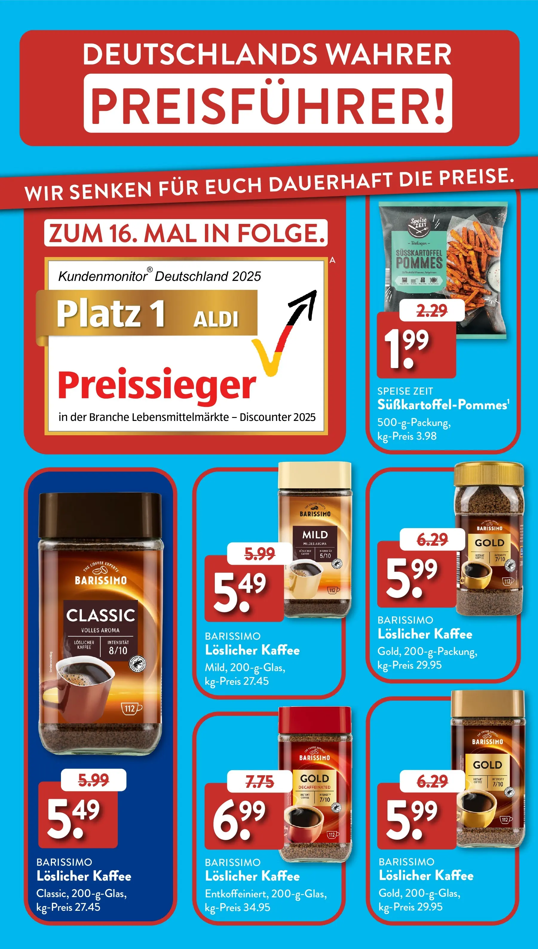 Aldi Süd Prospekt 	 (ab 19.01.2026) zum Blättern | Seite: 31 | Produkte: Kaffee, Pommes