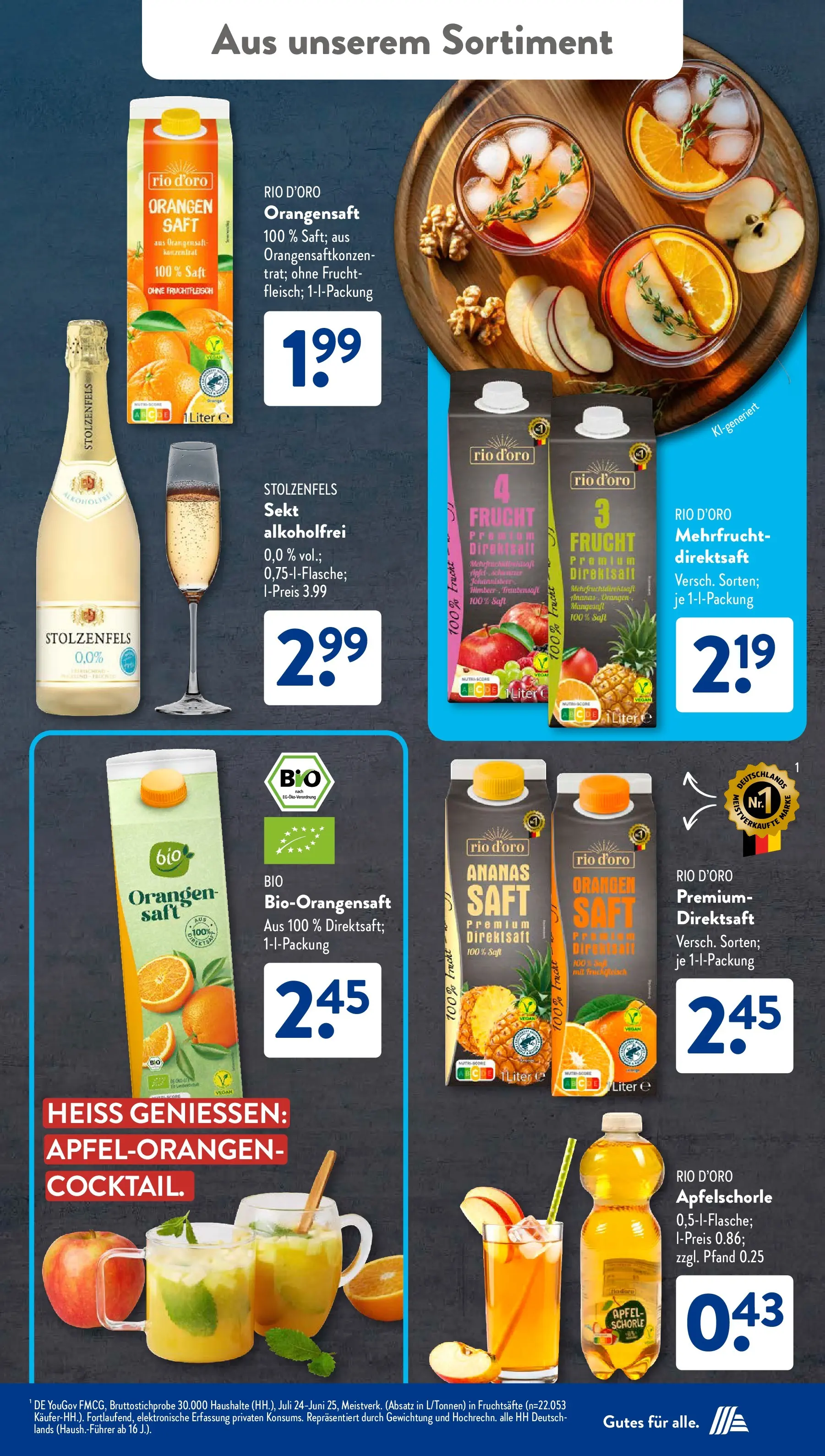 Aldi Süd Prospekt 	 (ab 19.01.2026) zum Blättern | Seite: 36 | Produkte: Sekt, Äpfel, Orangensaft, Saft