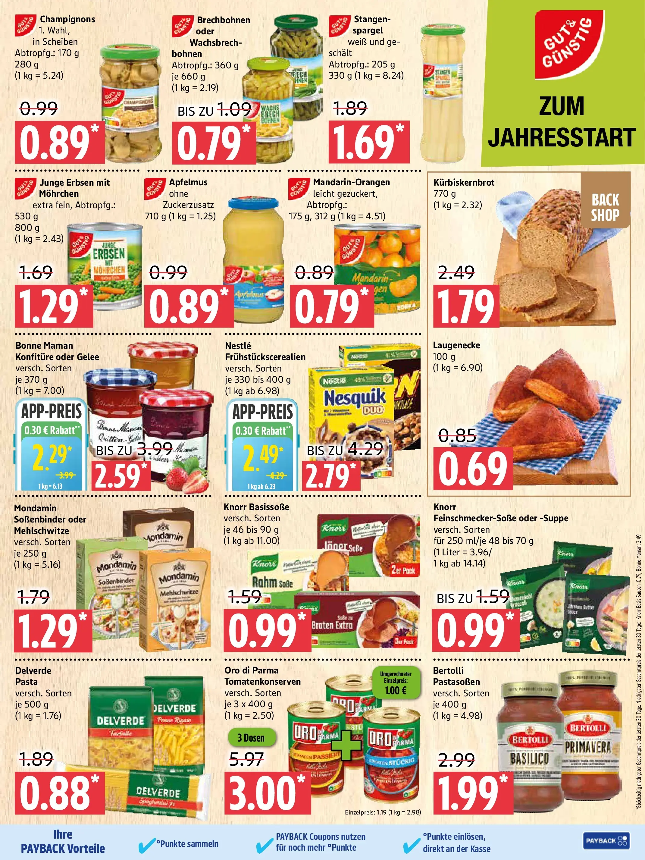 Edeka prospekt Prenzlau	 (ab 18.01.2026) » Angebote Online | Seite: 5 | Produkte: Nesquik, Spargel, Soße, Bonne maman