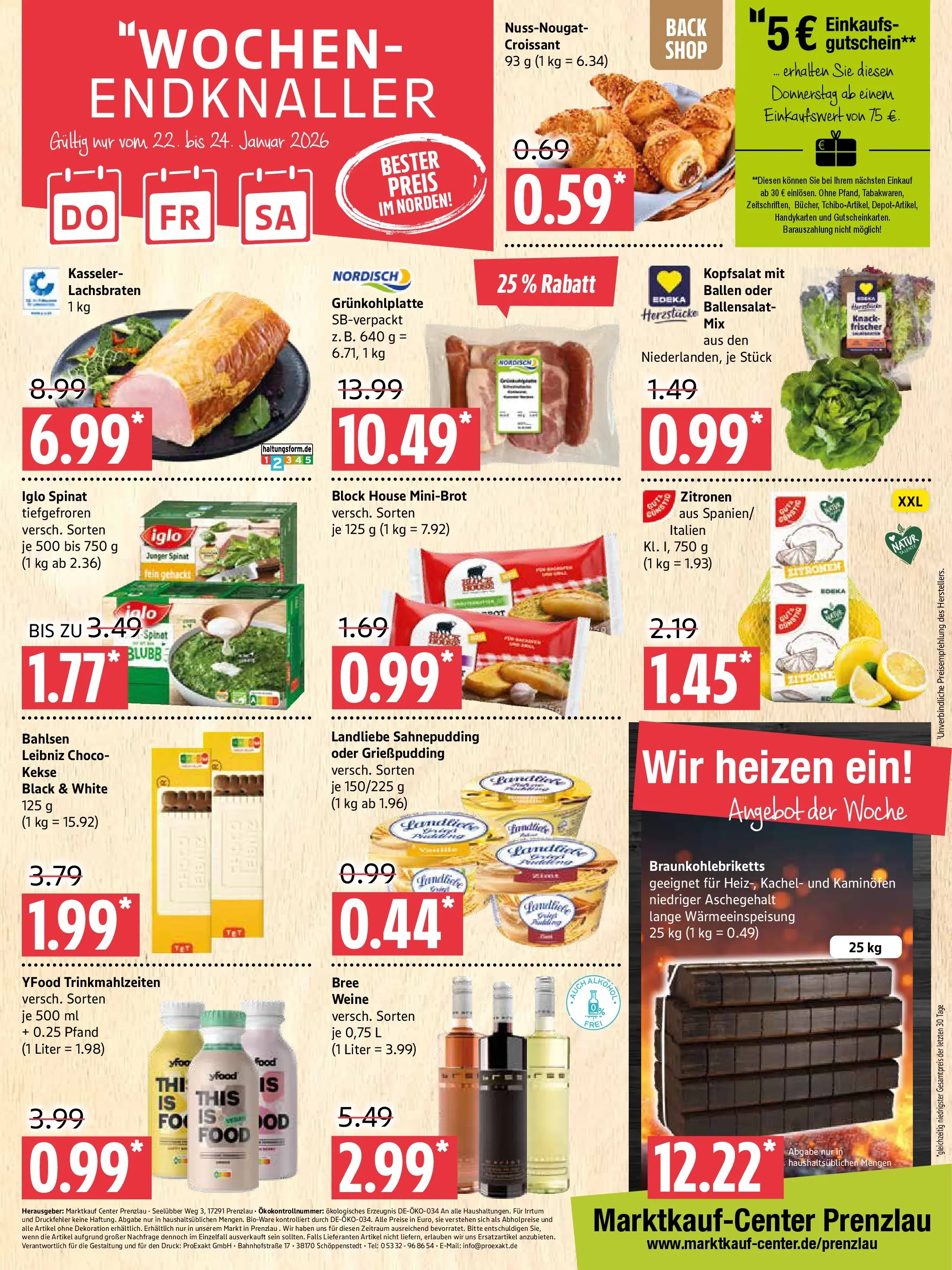 Edeka prospekt Prenzlau	 (ab 18.01.2026) » Angebote Online | Seite: 12 | Produkte: Bree, Pudding, YFood, Kekse