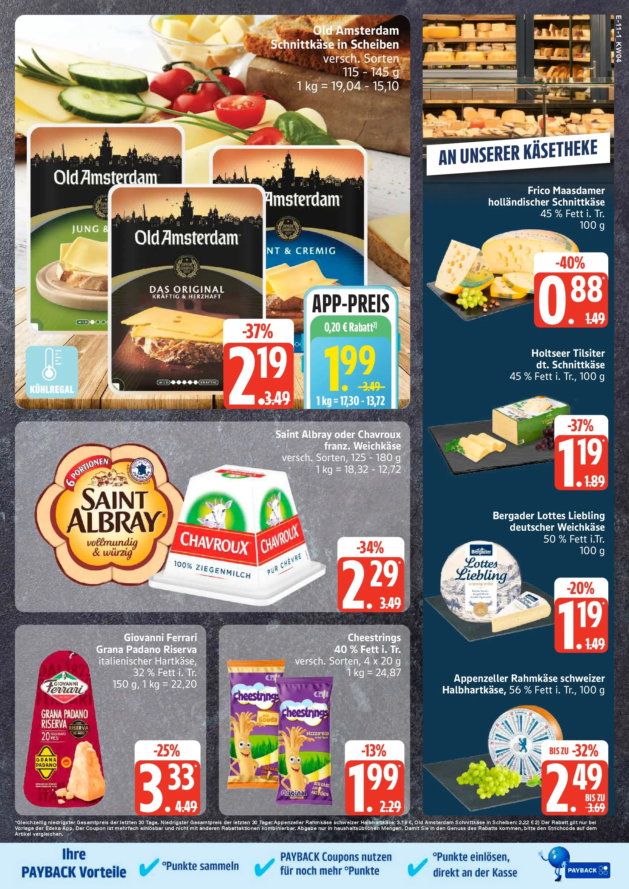 Edeka prospekt Hamburg	 (ab 18.01.2026) » Angebote Online | Seite: 11 | Produkte: Käse