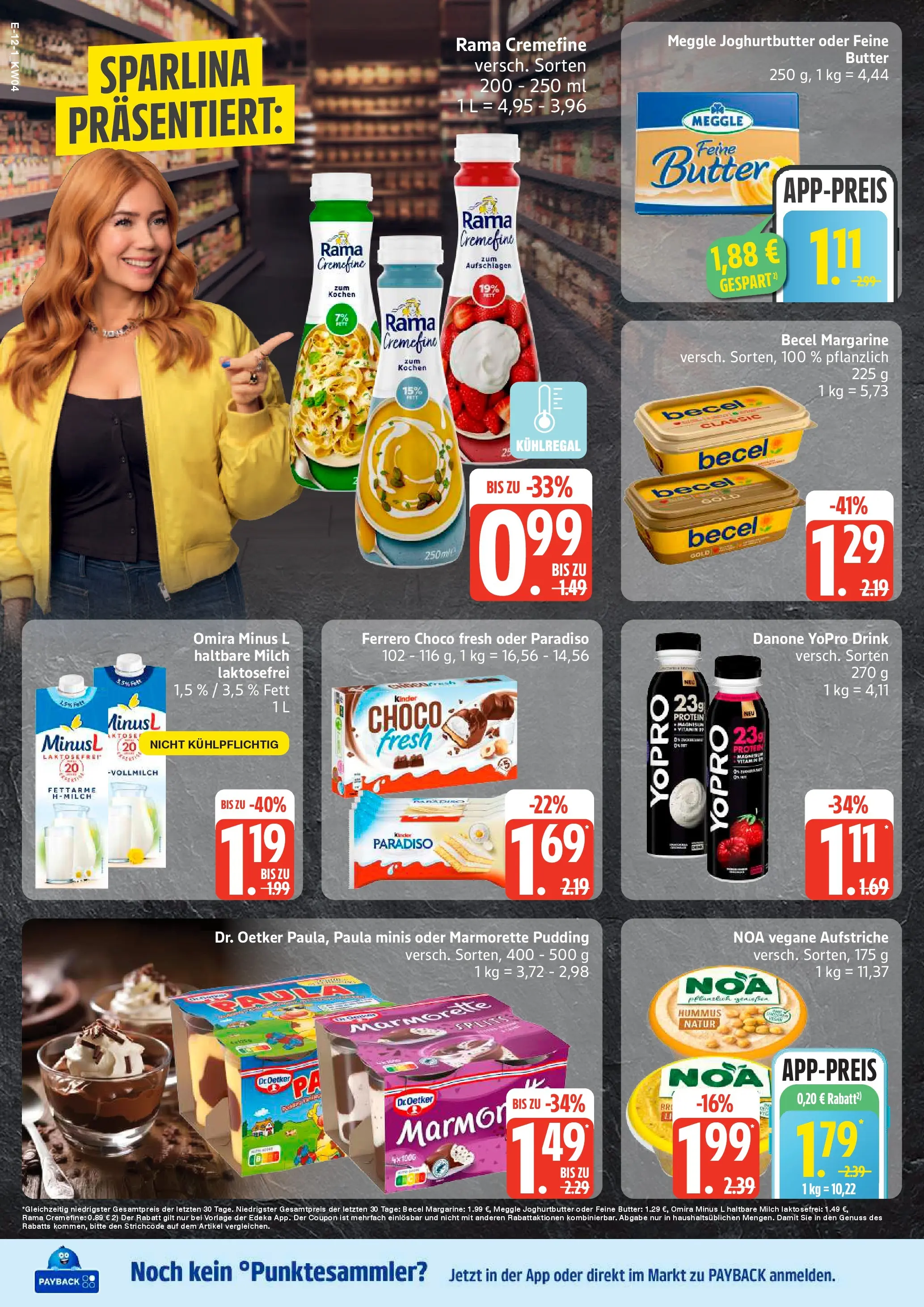 Edeka prospekt Hamburg	 (ab 18.01.2026) » Angebote Online | Seite: 12 | Produkte: Milch, Butter, Becel, Haltbare milch