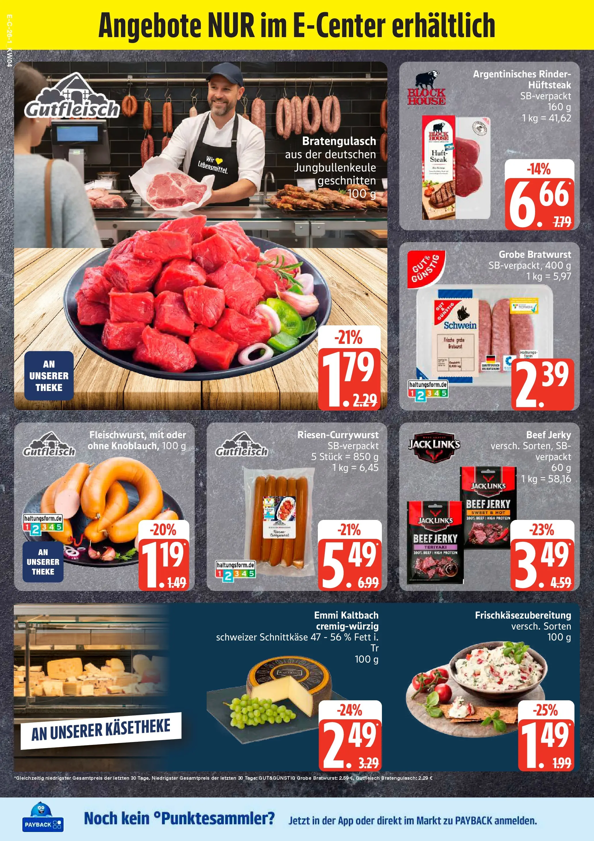 Edeka prospekt Elmshorn	 (ab 18.01.2026) » Angebote Online | Seite: 30 | Produkte: Theke, Bratwurst, Knoblauch, Steak