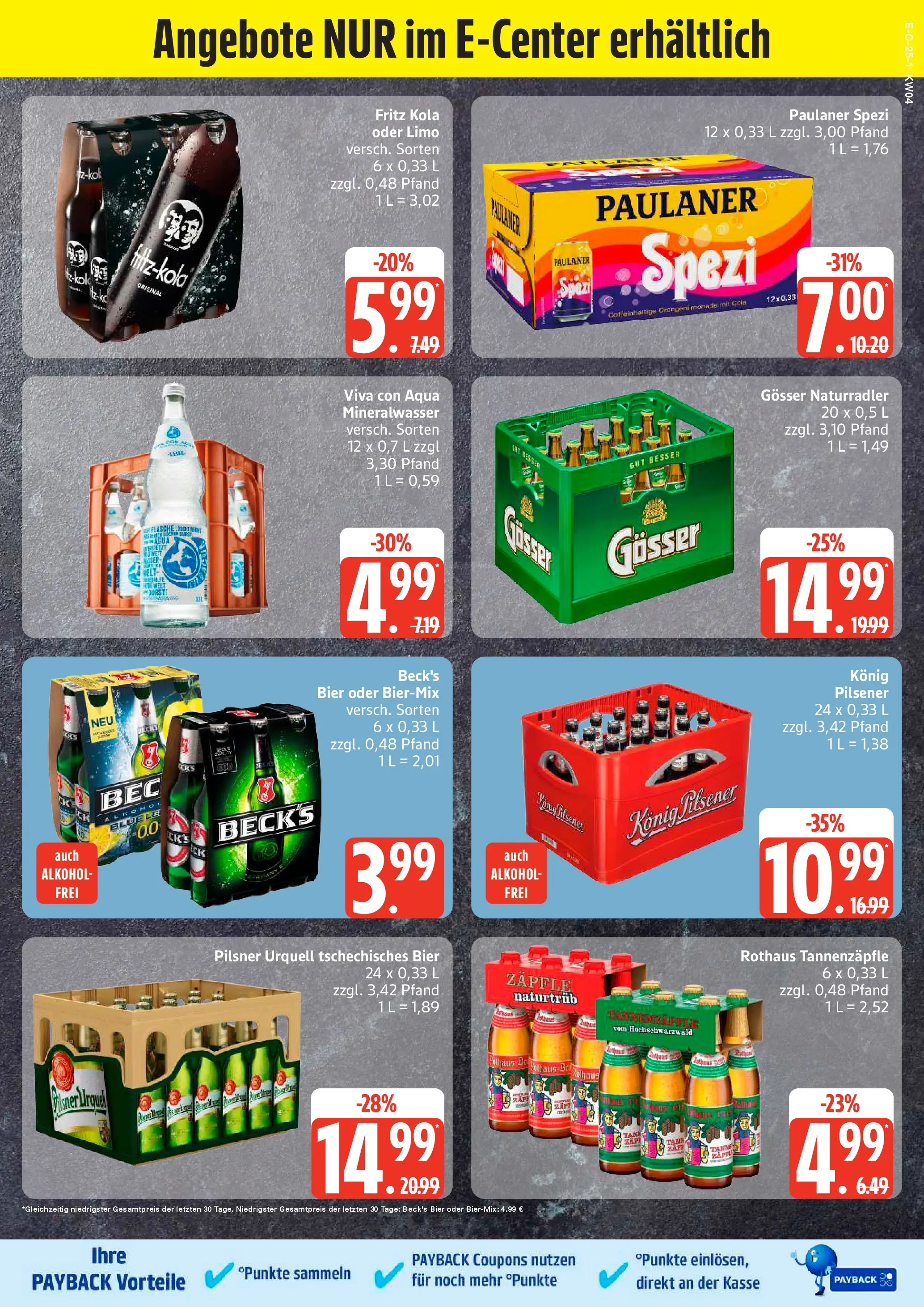 Edeka prospekt Elmshorn	 (ab 18.01.2026) » Angebote Online | Seite: 29 | Produkte: Konig pilsener, Paulaner spezi, Fritz kola, Radler