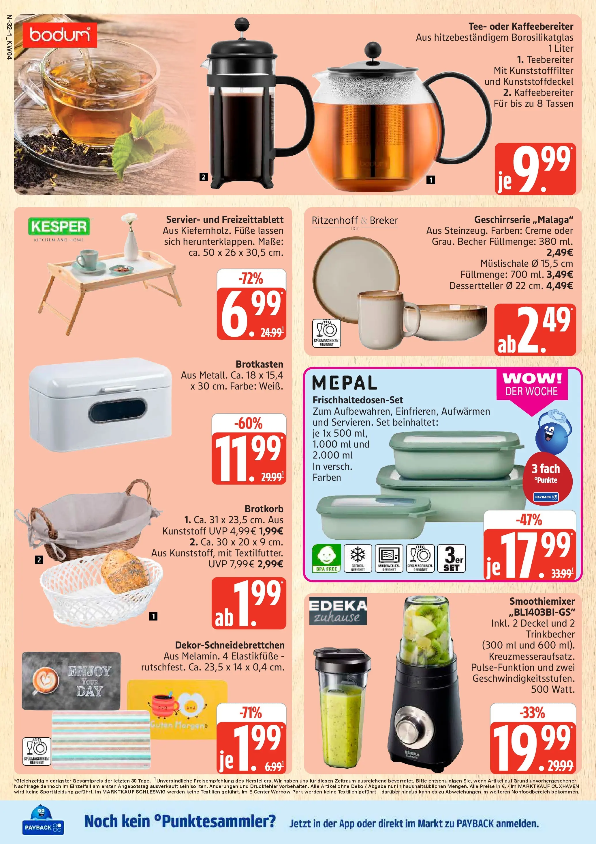 Edeka prospekt Schleswig	 (ab 18.01.2026) » Angebote Online | Seite: 32 | Produkte: Creme, Tee