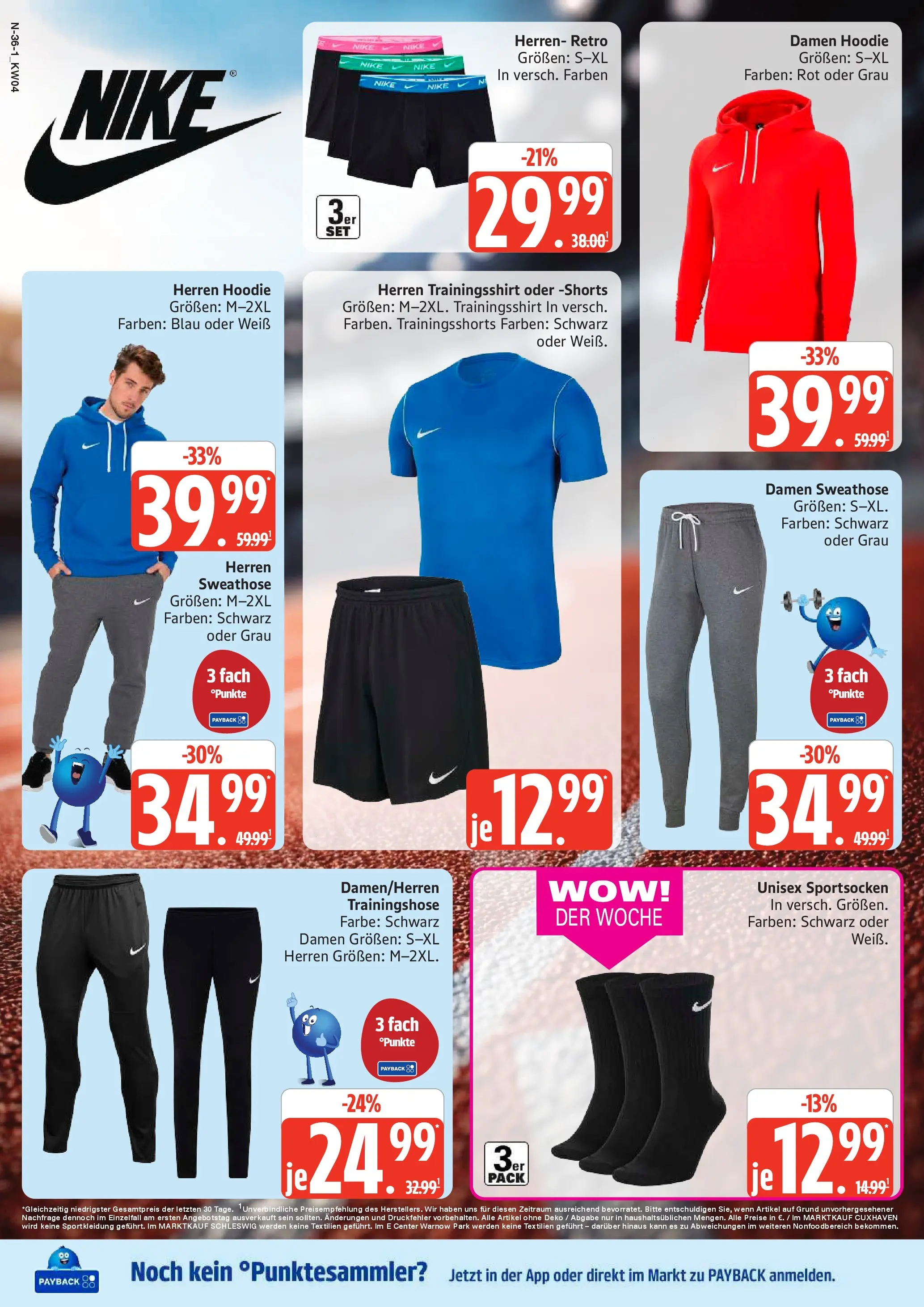 Edeka prospekt Schleswig	 (ab 18.01.2026) » Angebote Online | Seite: 36 | Produkte: Sweathose, Trainingshose, Hoodie