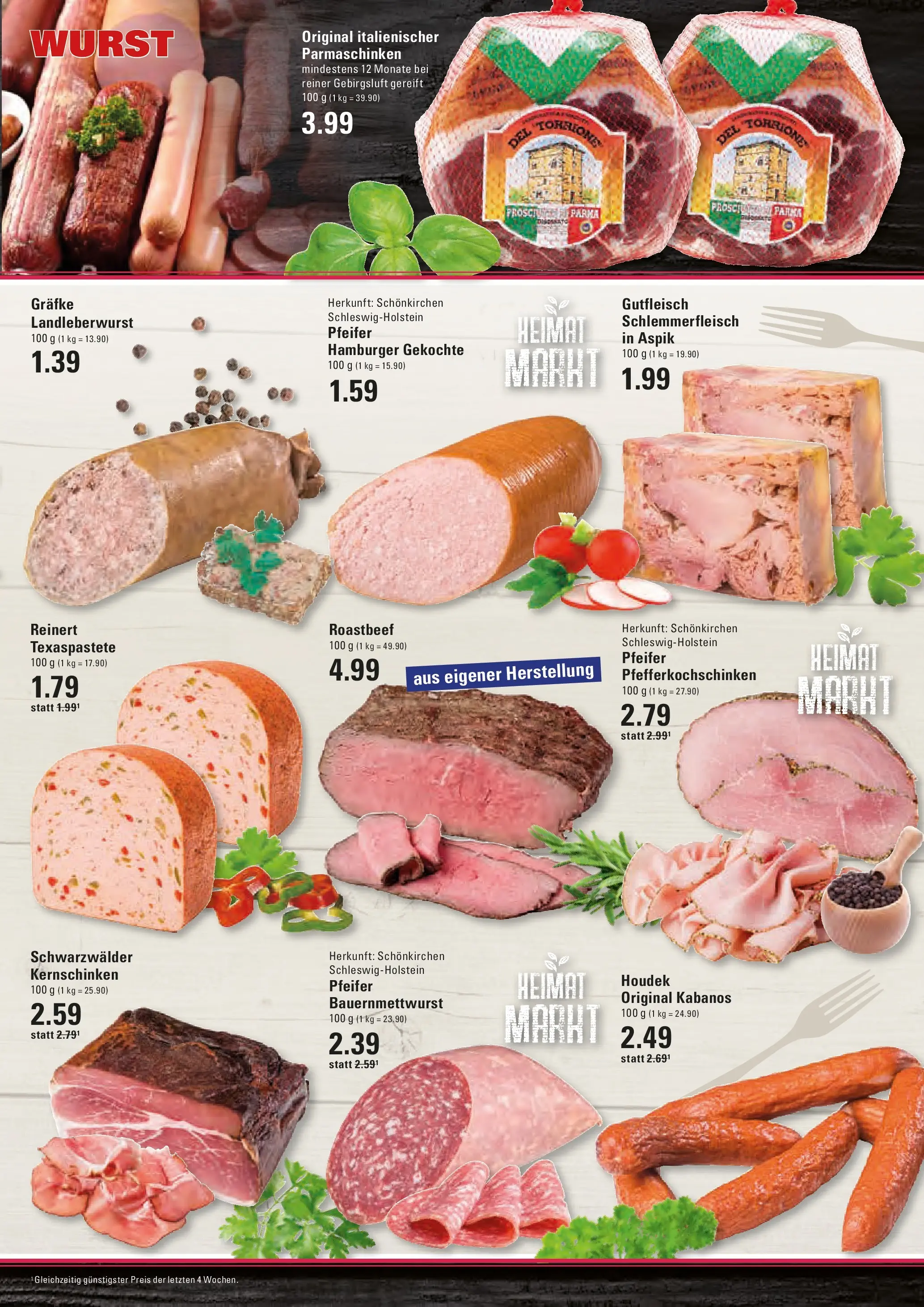 Edeka prospekt Stade	 (ab 18.01.2026) » Angebote Online | Seite: 5 | Produkte: Roastbeef, Wurst