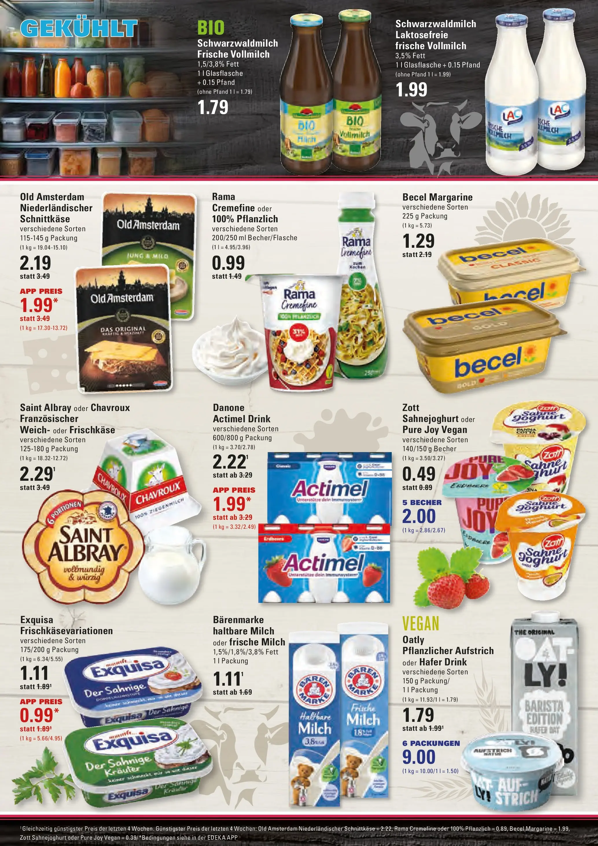 Edeka prospekt Stade	 (ab 18.01.2026) » Angebote Online | Seite: 8 | Produkte: Margarine, Joghurt, Becel, Exquisa
