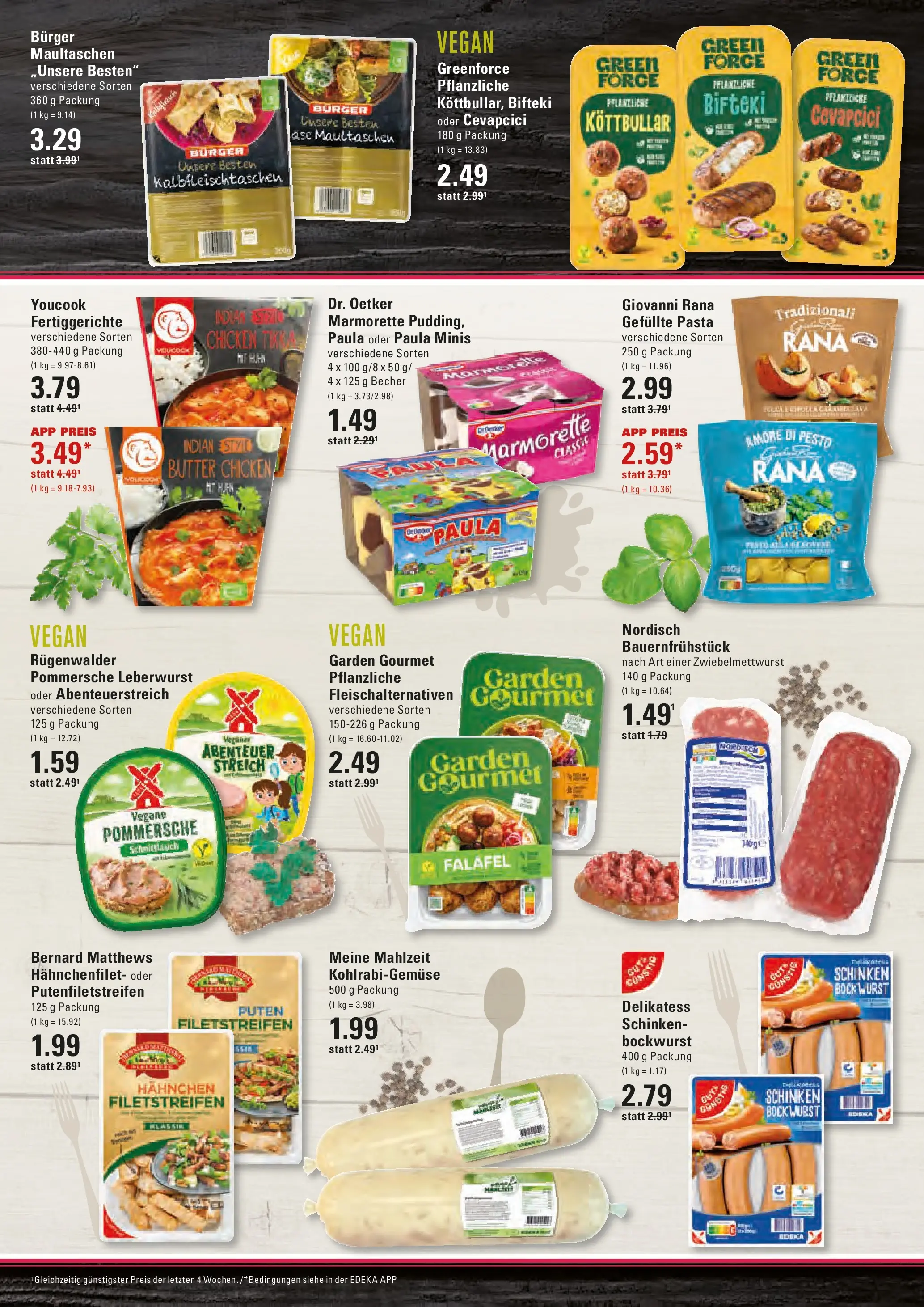 Edeka prospekt Stade	 (ab 18.01.2026) » Angebote Online | Seite: 9 | Produkte: Youcook, Burger, Pudding, Pasta