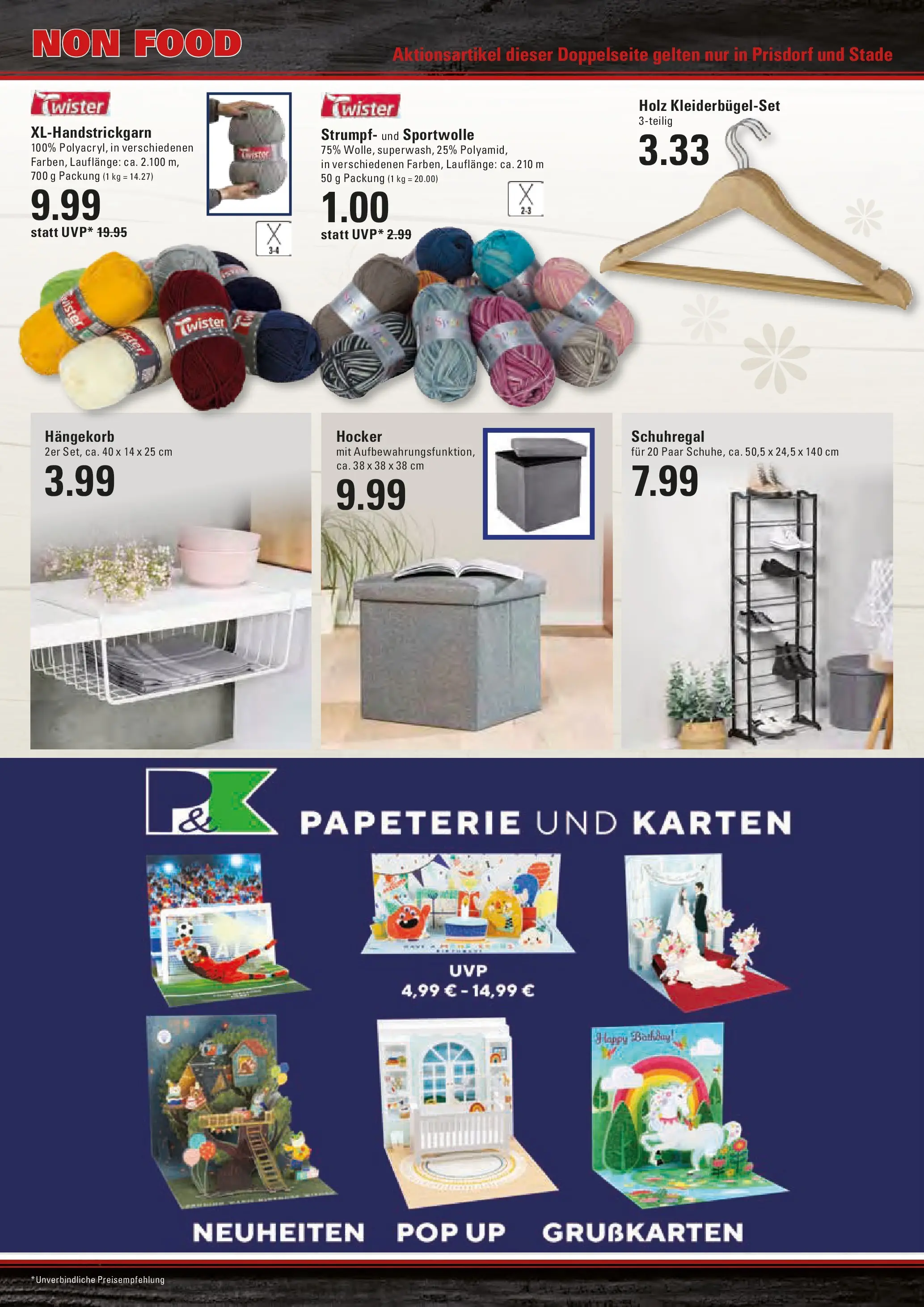 Edeka prospekt Stade	 (ab 18.01.2026) » Angebote Online | Seite: 23 | Produkte: Hocker, Schuhregal