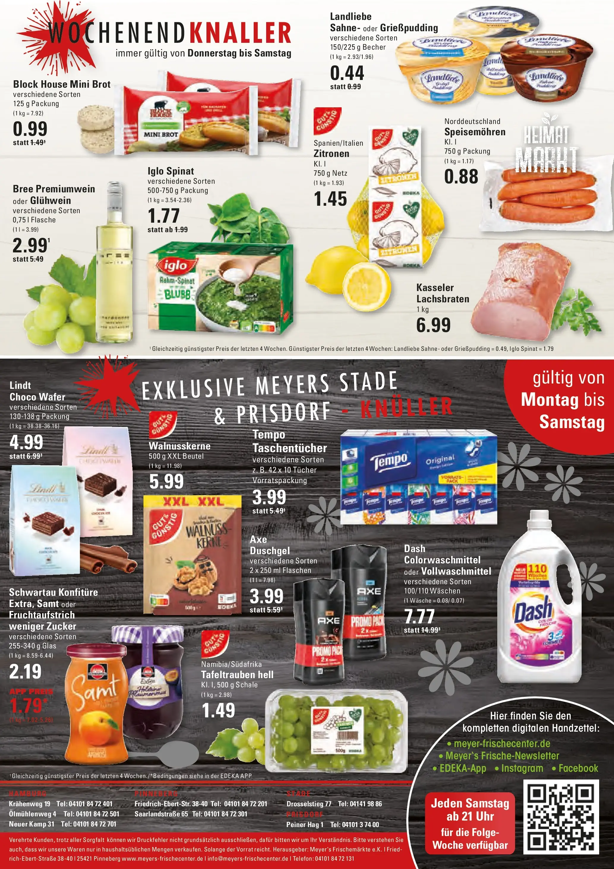 Edeka prospekt Stade	 (ab 18.01.2026) » Angebote Online | Seite: 24 | Produkte: Pudding, Axe, Tempo, Zitronen