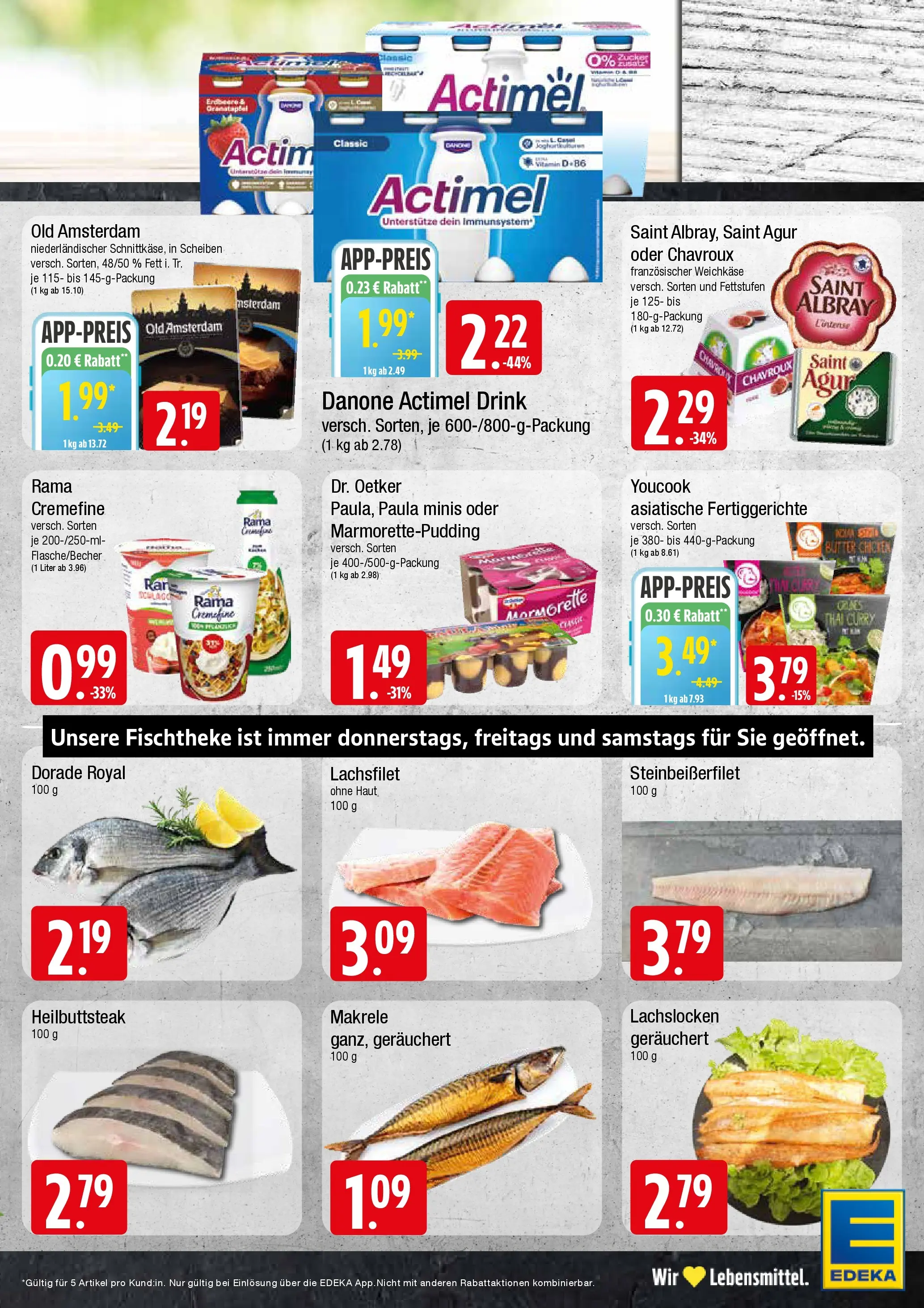 Edeka prospekt Wentorf	 (ab 18.01.2026) » Angebote Online | Seite: 5 | Produkte: Dorade, Rama, Pudding, Fertiggerichte