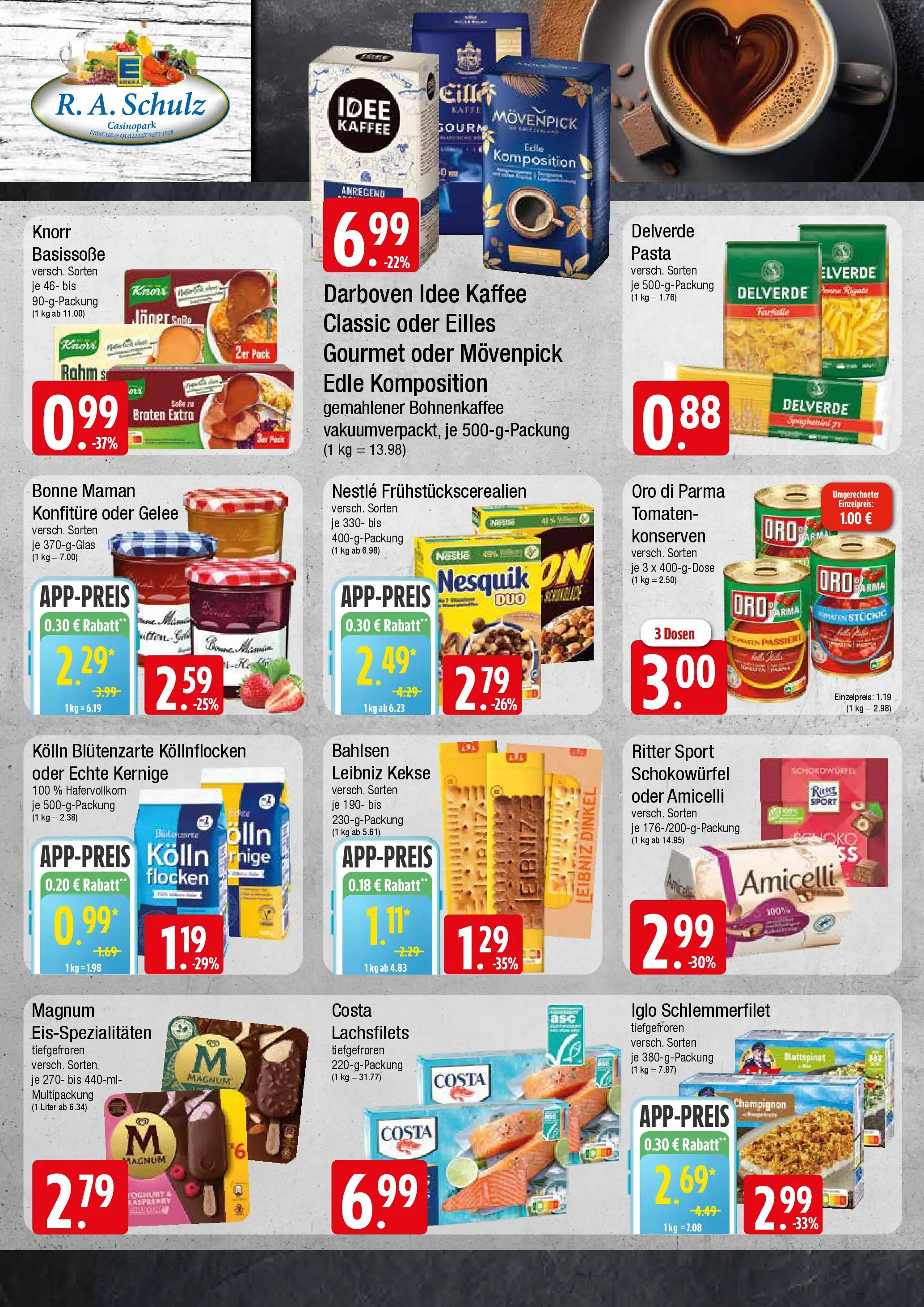 Edeka prospekt Wentorf	 (ab 18.01.2026) » Angebote Online | Seite: 6 | Produkte: Idee kaffee, Tomaten, Knorr, Pasta