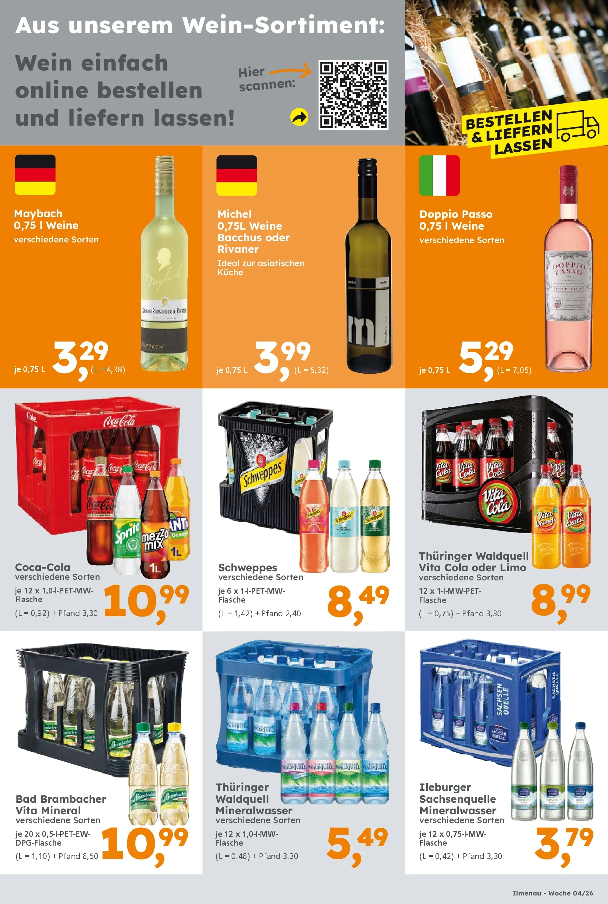 Globus Baumarkt prospekt Ilmenau	 (ab 19.01.2026) zum Blättern | Seite: 13 | Produkte: Sprite, Schweppes, Doppio Passo, Vita cola