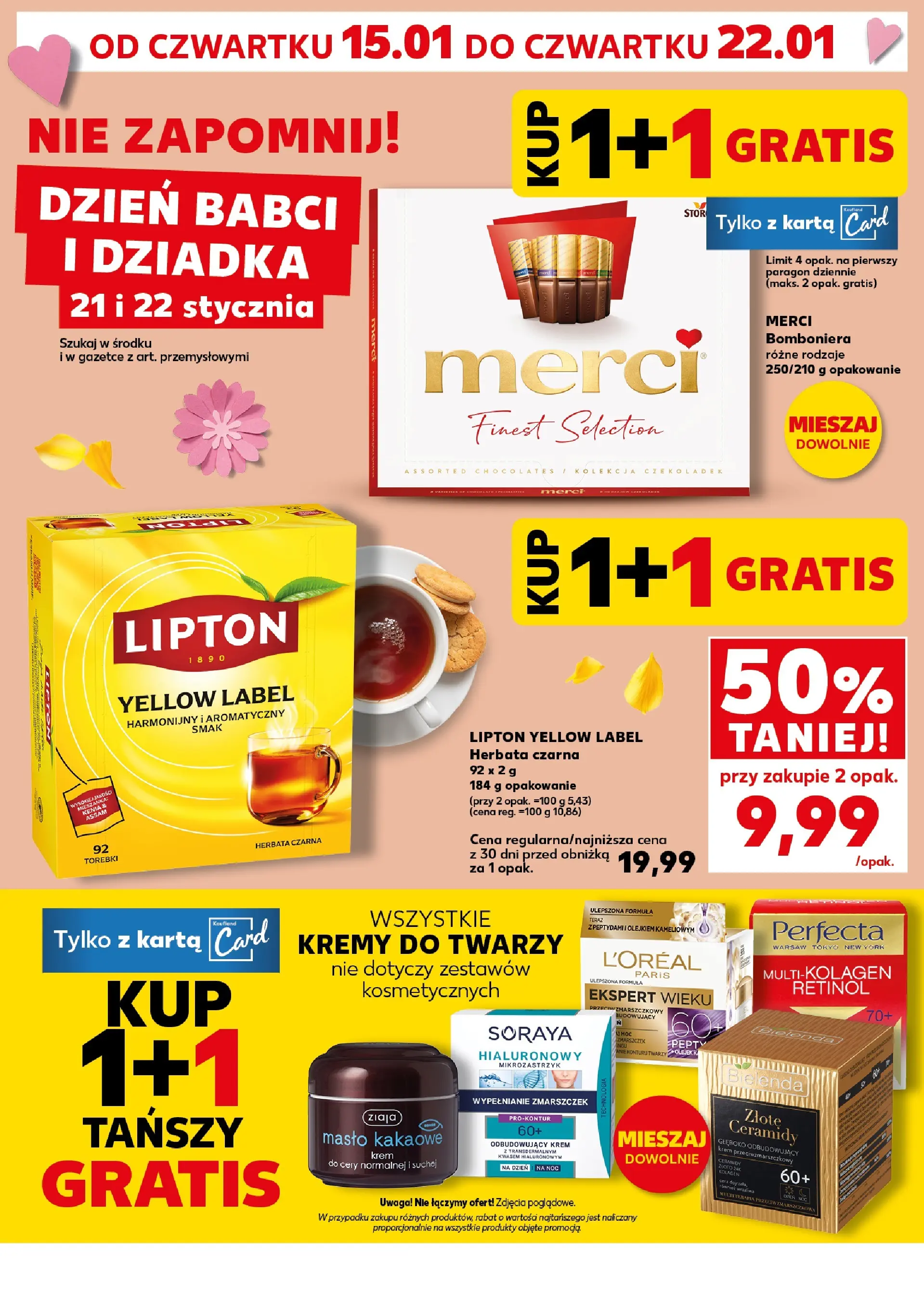 Kaufland gazetka - Super Sobota od 17.01.2026 - od jutra PDF | Strona: 5 | Produkty: Merci, Masło, Herbata, Krem