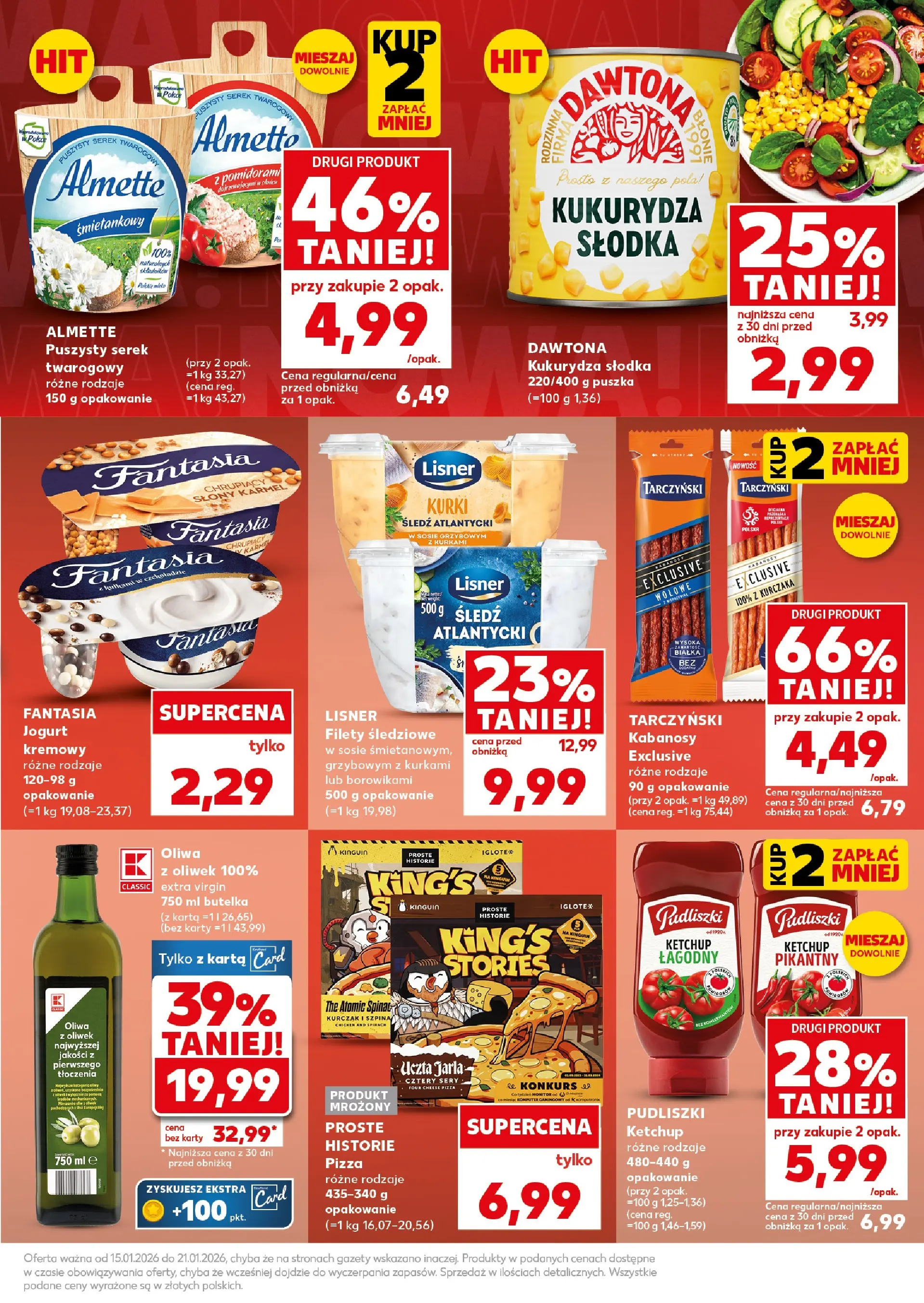 Kaufland gazetka - Super Sobota od 17.01.2026 - od jutra PDF | Strona: 13 | Produkty: Kurczak, Serek, Sery, Jogurt