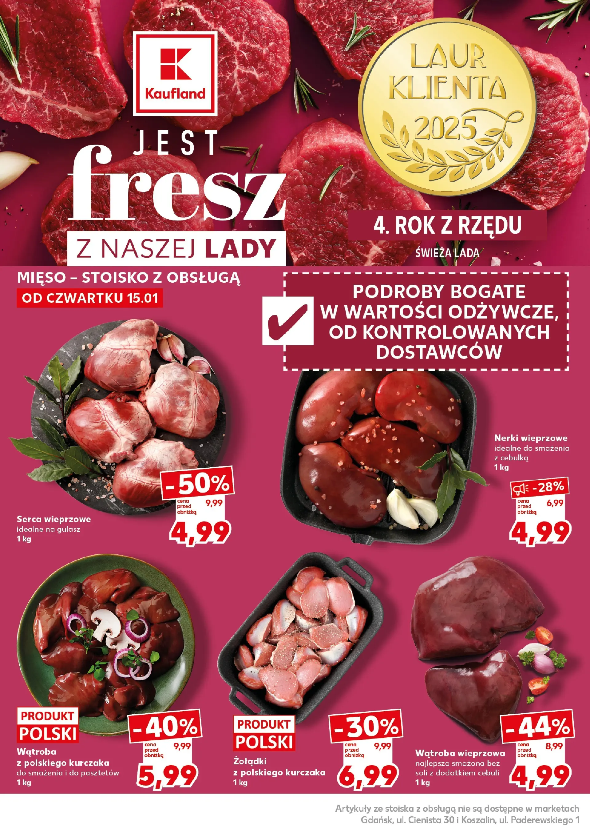 Kaufland gazetka - Super Sobota od 17.01.2026 - od jutra PDF | Strona: 20 | Produkty: Mięso, Gulasz