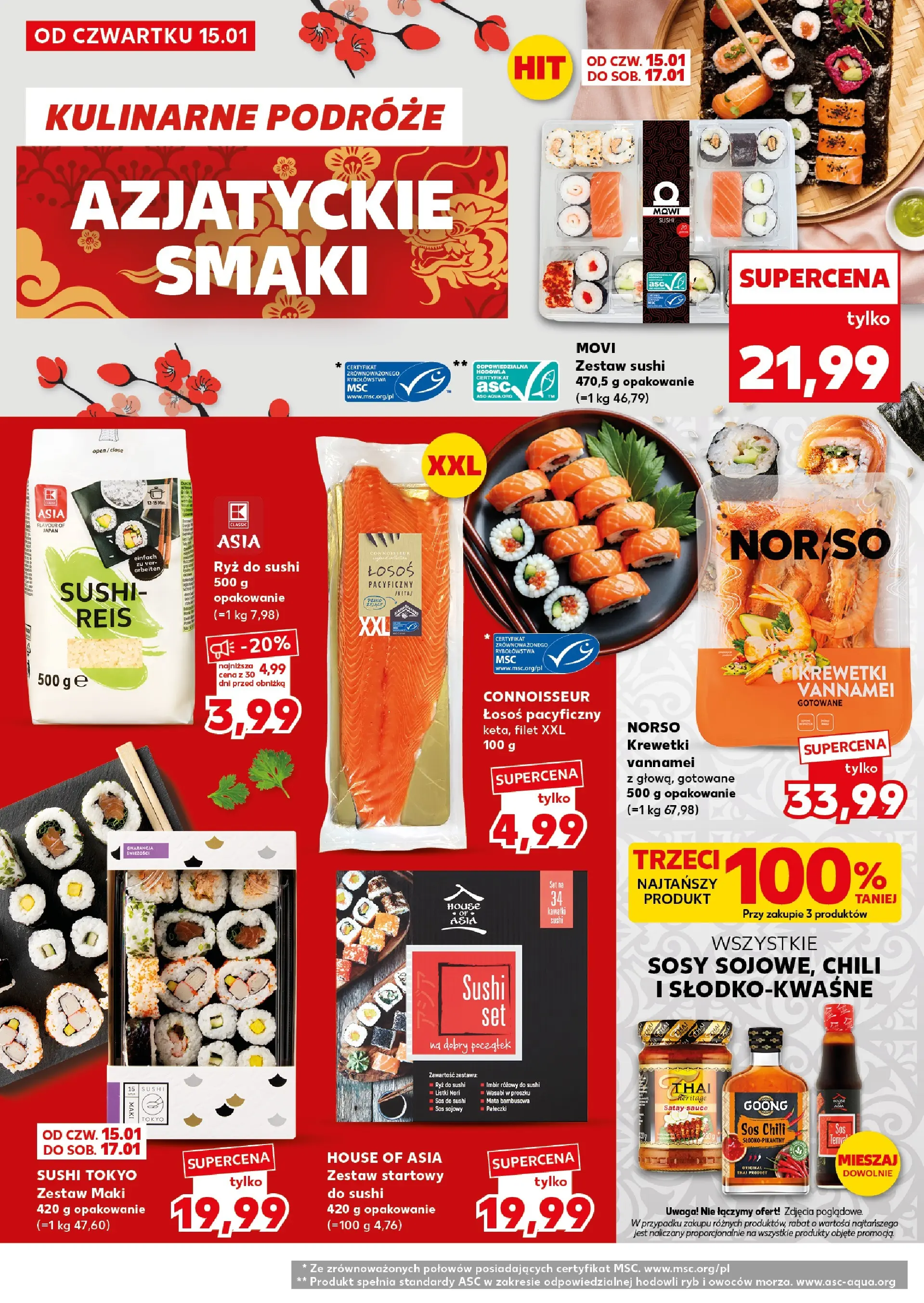 Kaufland gazetka - Super Sobota od 17.01.2026 - od jutra PDF | Strona: 26 | Produkty: Nori, Mata bambusowa, Sushi, Zestaw sushi