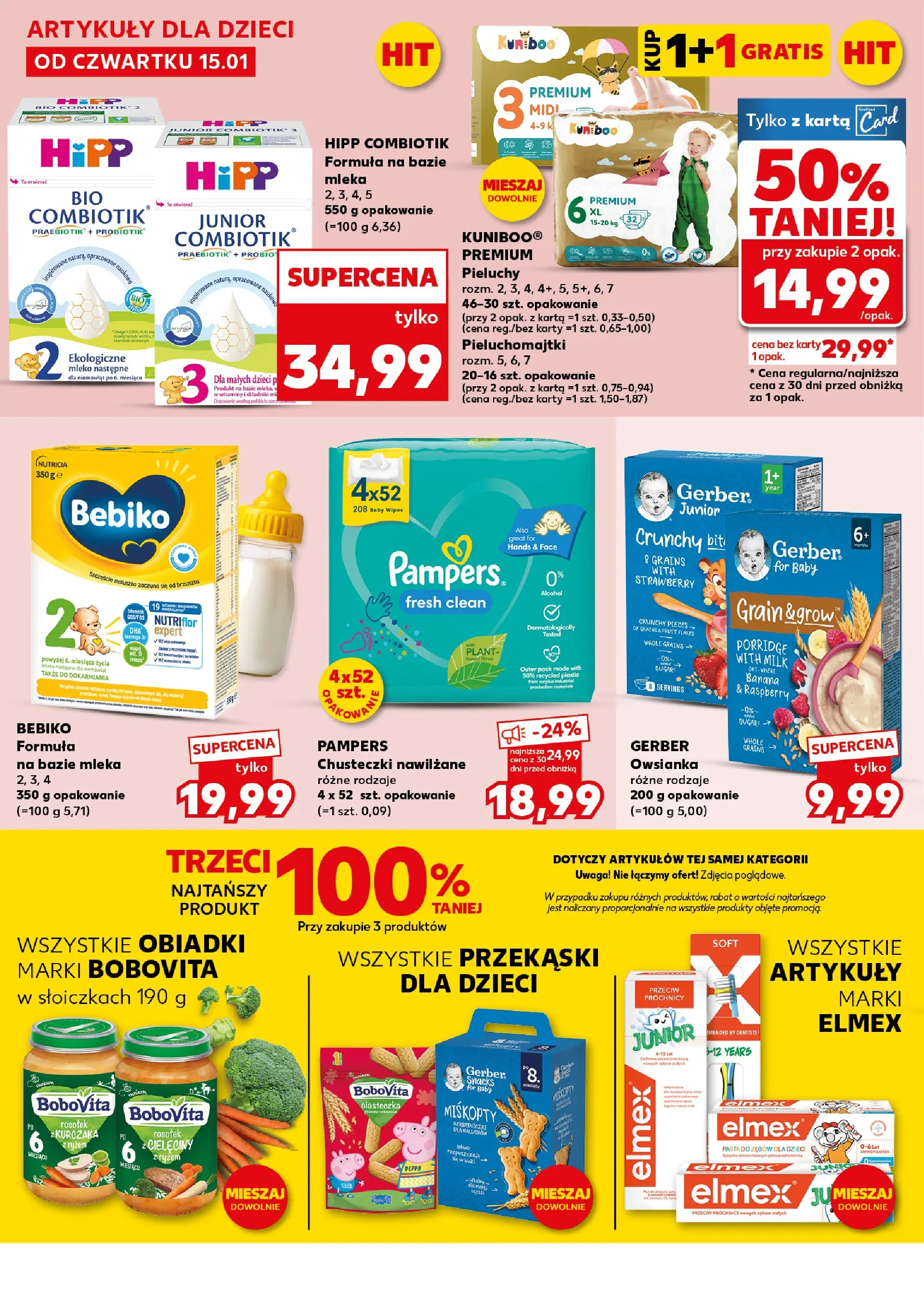 Kaufland gazetka - Super Sobota od 17.01.2026 - od jutra PDF | Strona: 30 | Produkty: Karta, Owsianka, Pieluchomajtki, Ciasteczka