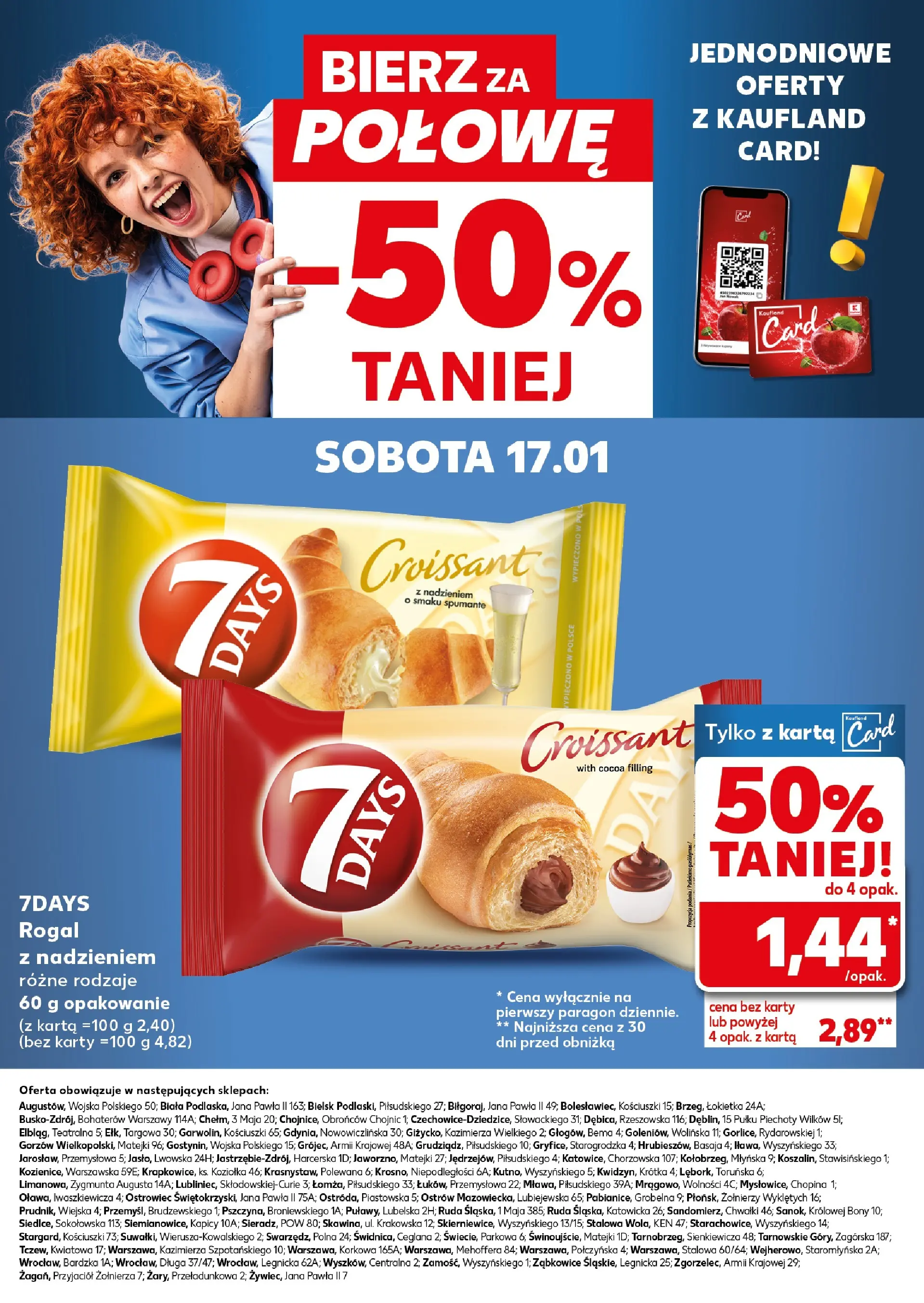 Kaufland gazetka - Super Sobota od 17.01.2026 - od jutra PDF | Strona: 32 | Produkty: Karta