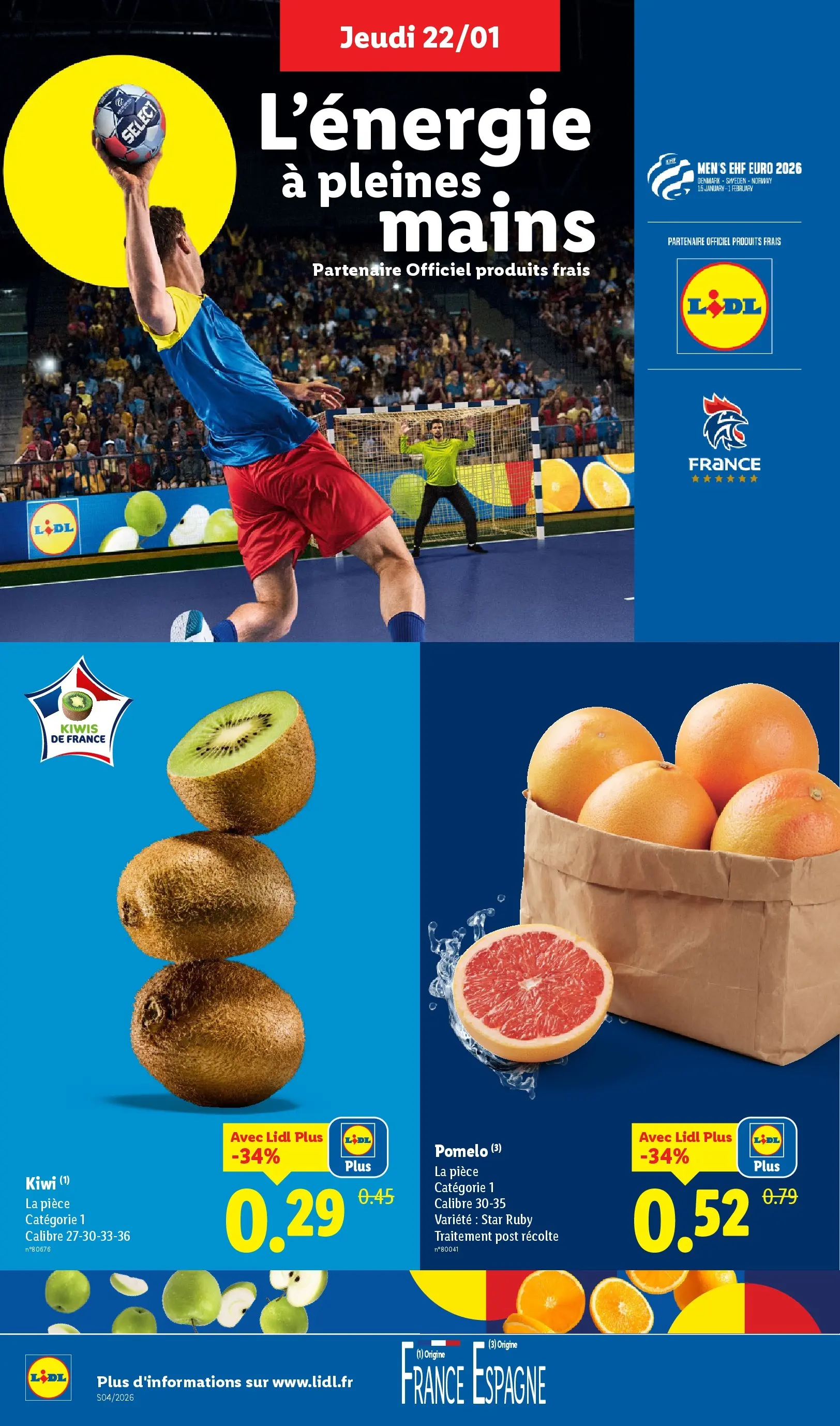 Catalogue LIDL du 19/01/2026 | Promo prospectus en ligne | Page: 2 | Produits: Kiwi