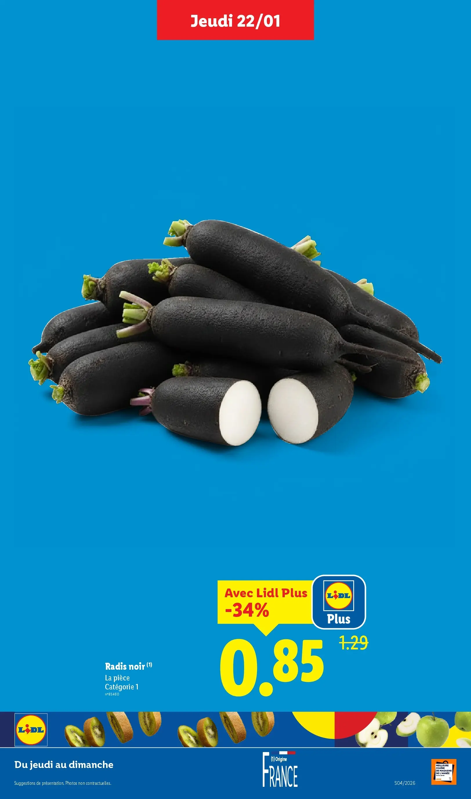 Catalogue LIDL du 19/01/2026 | Promo prospectus en ligne | Page: 5 | Produits: Radis