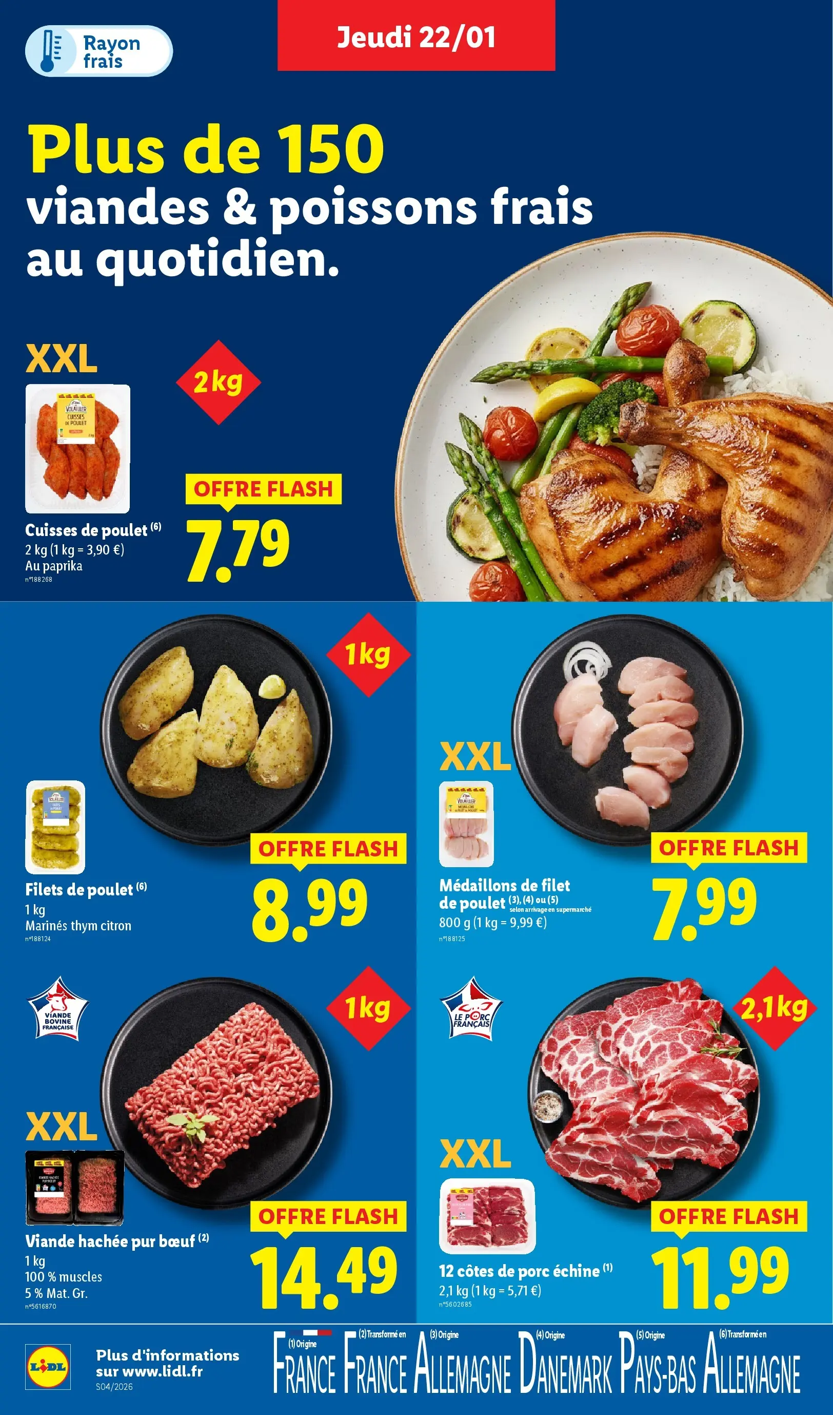 Catalogue LIDL du 19/01/2026 | Promo prospectus en ligne | Page: 6 | Produits: Citron, Paprika, Viande, Viande bovine