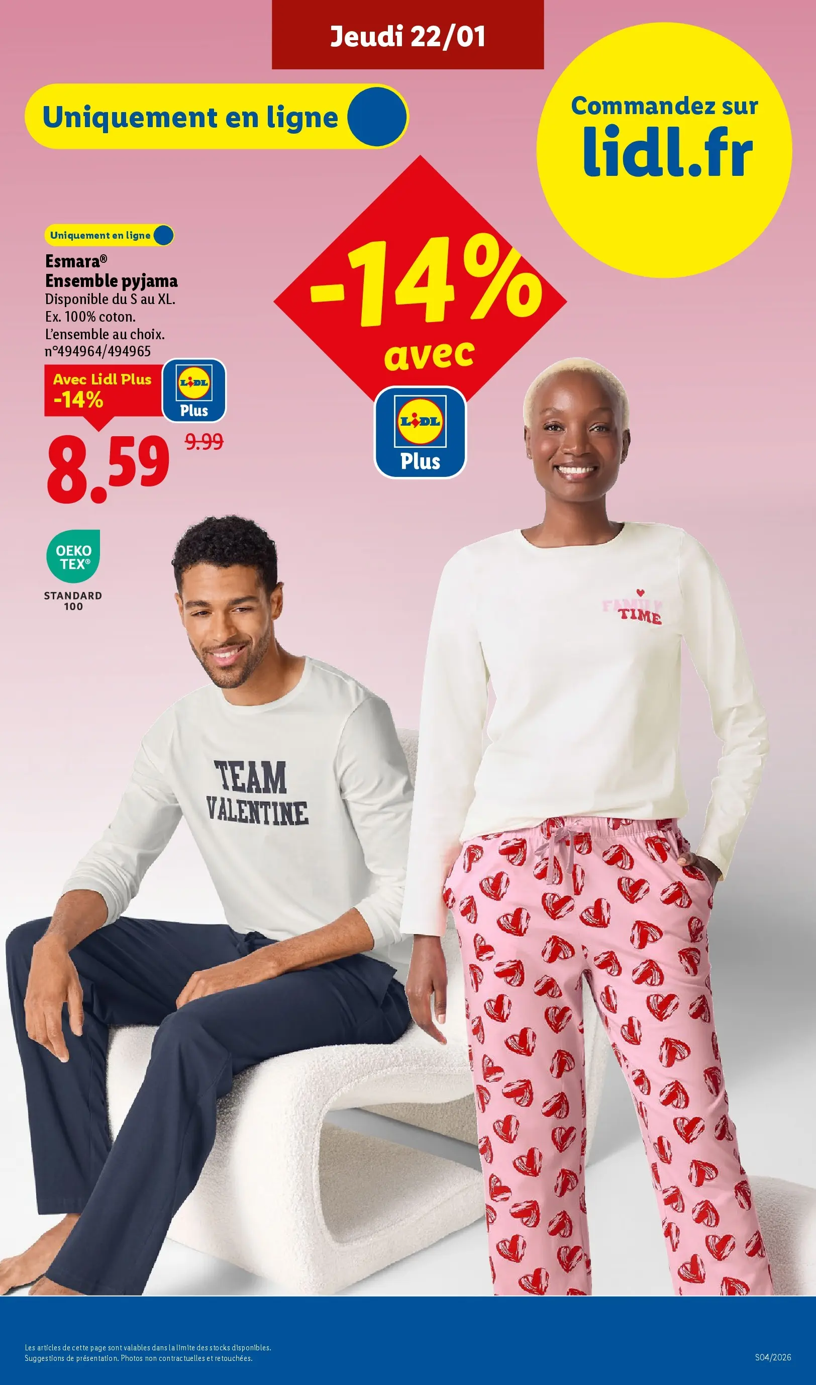 Catalogue LIDL du 19/01/2026 | Promo prospectus en ligne | Page: 53 | Produits: Pyjama
