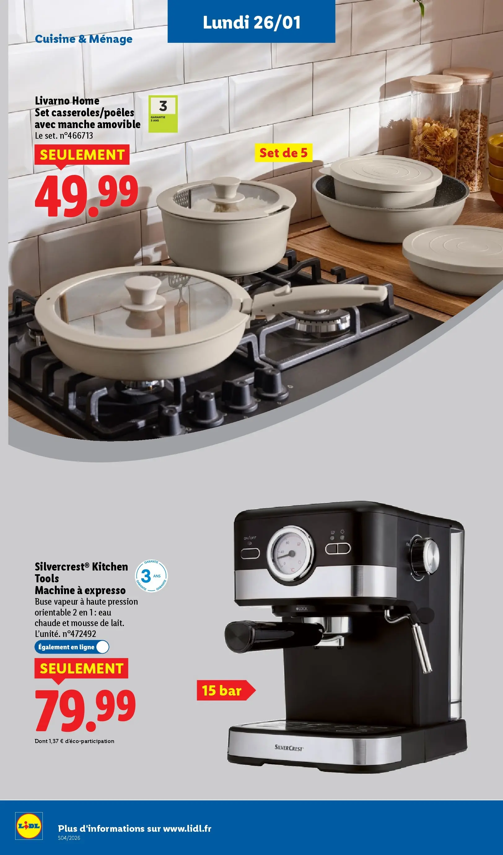 Catalogue LIDL du 19/01/2026 | Promo prospectus en ligne | Page: 62 | Produits: Mousse