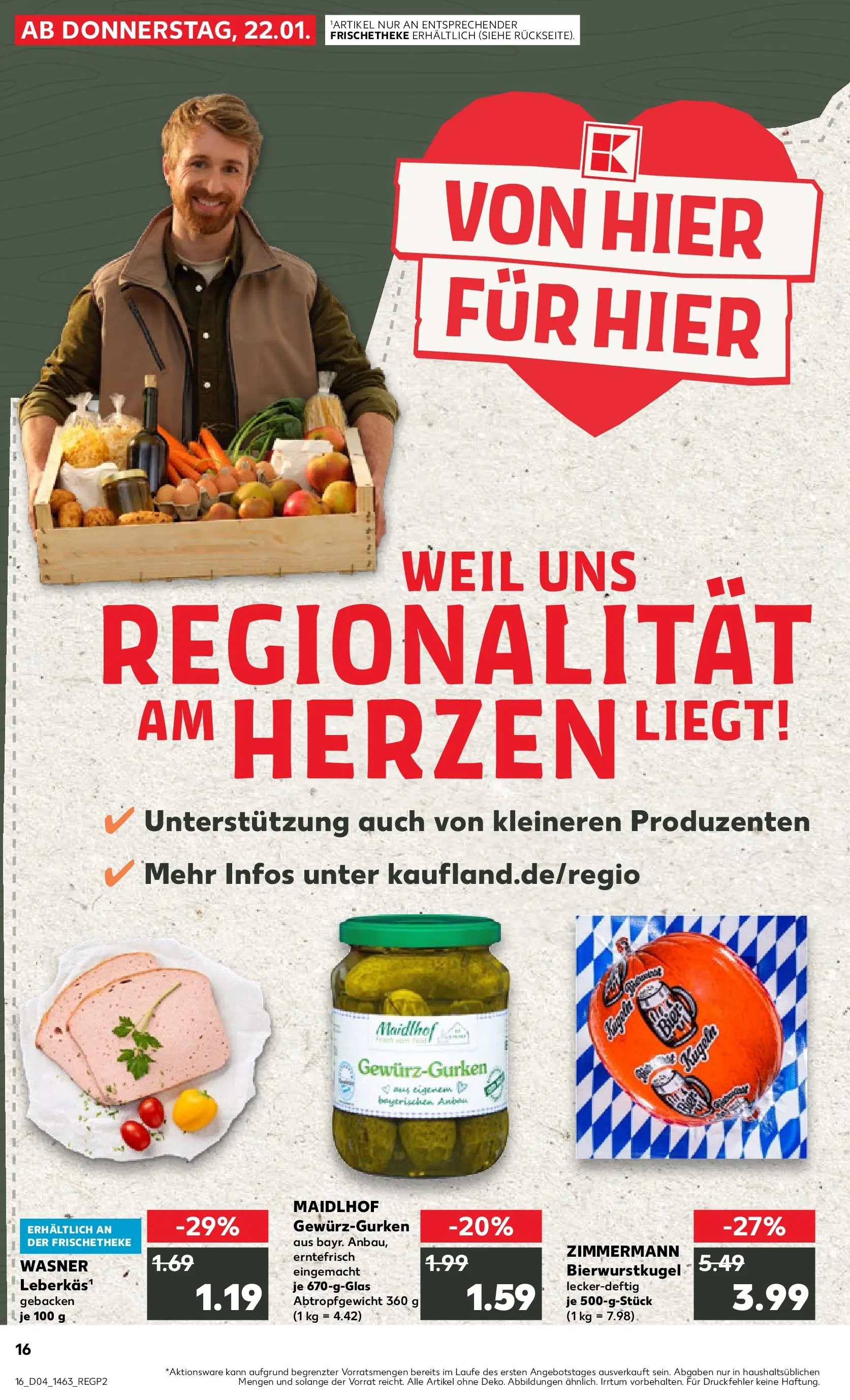 Prospekt Kaufland ab 22.01.2026 » Angebote Online zum Blättern | Seite: 1 | Produkte: Bier
