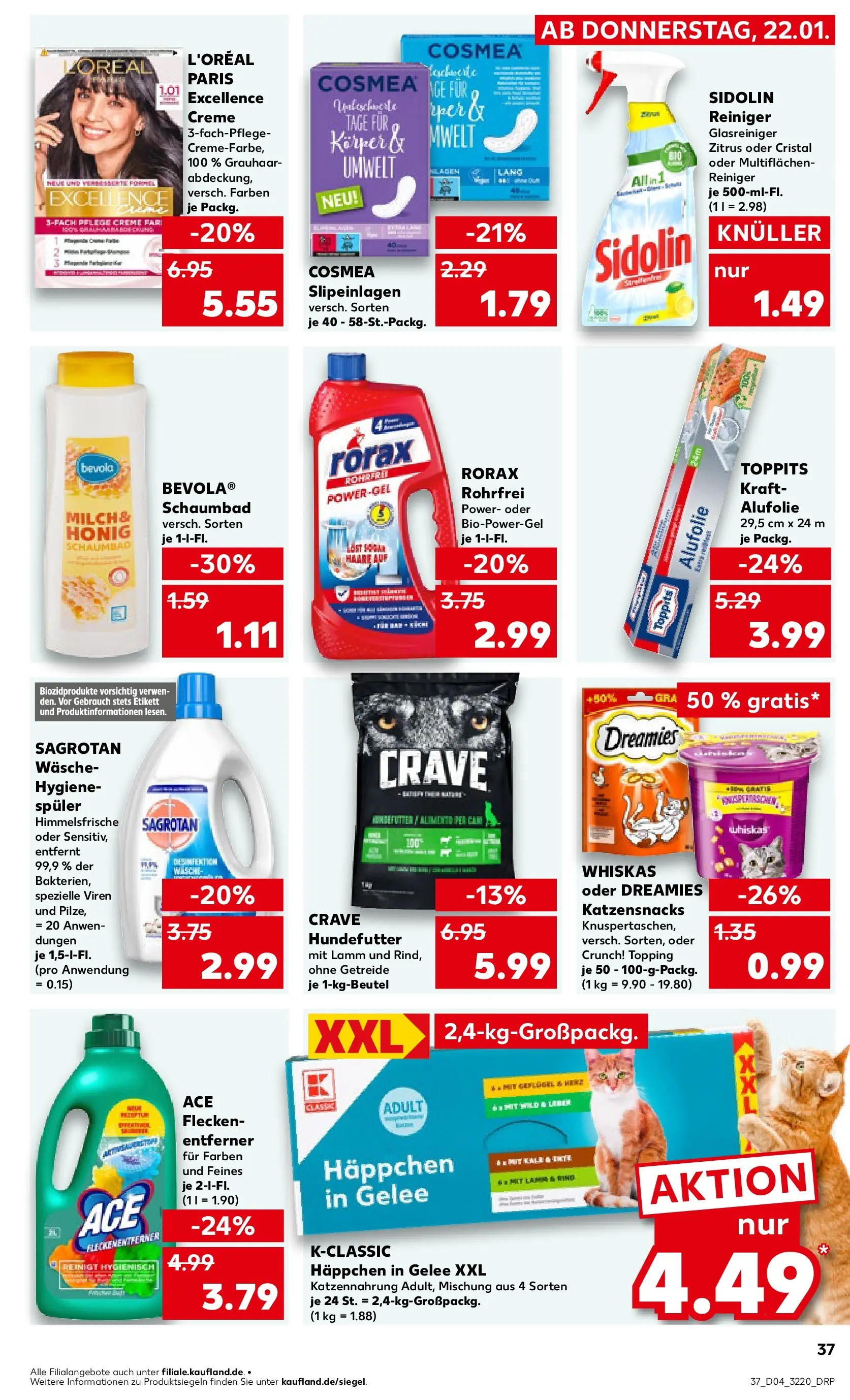 Prospekt Kaufland ab 22.01.2026 » Angebote Online zum Blättern | Seite: 37