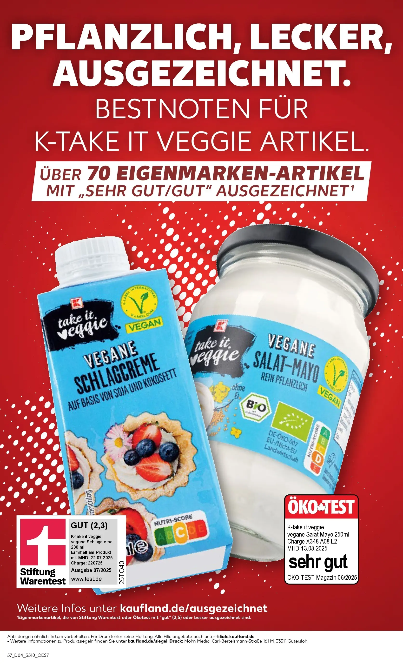 Prospekt Kaufland ab 22.01.2026 » Angebote Online zum Blättern | Seite: 57 | Produkte: Mayonnaise