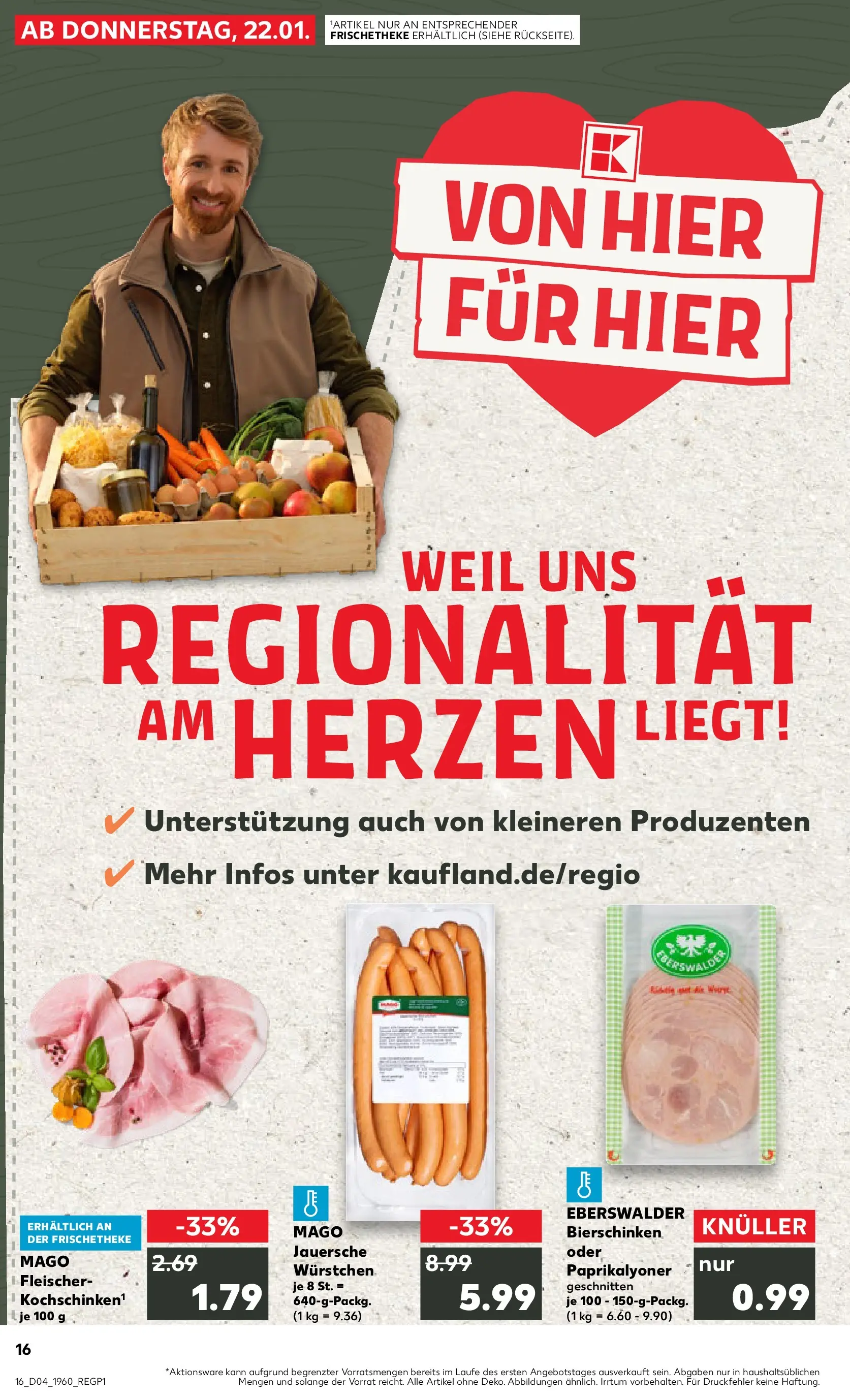 Prospekt Kaufland ab 22.01.2026 » Angebote Online zum Blättern | Seite: 16
